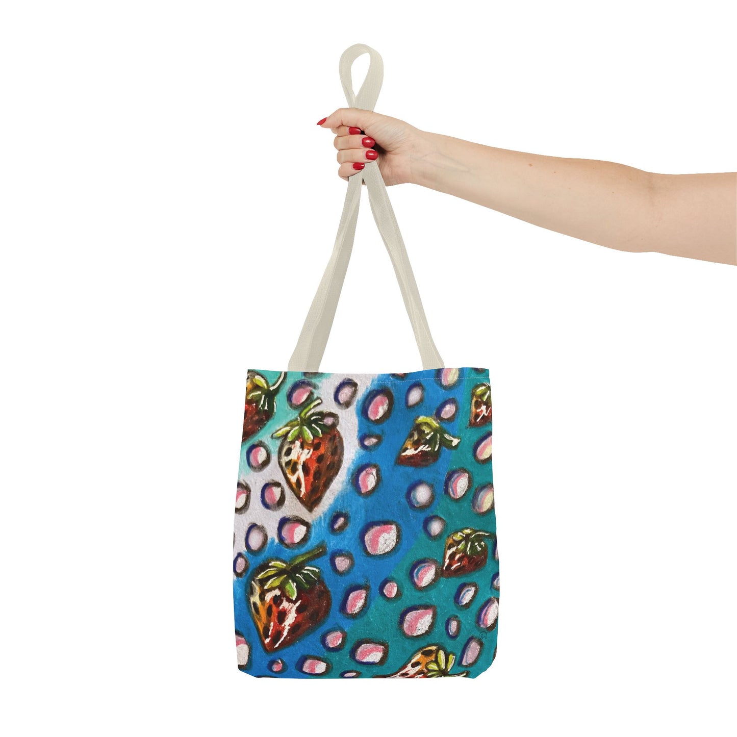 Strawberry Bubbles Tote Bag