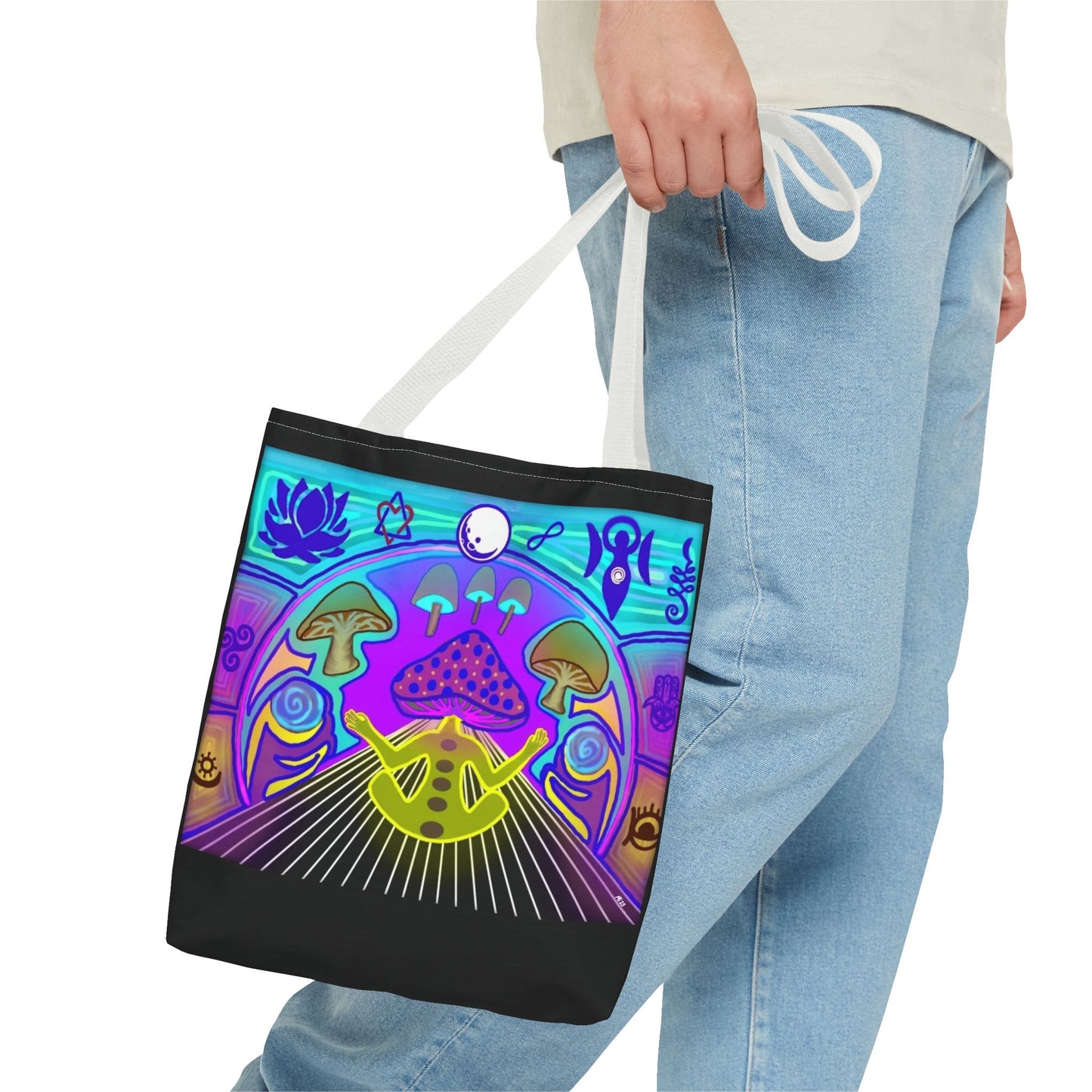 "Psychedelic Ink Trip" Tote Bag