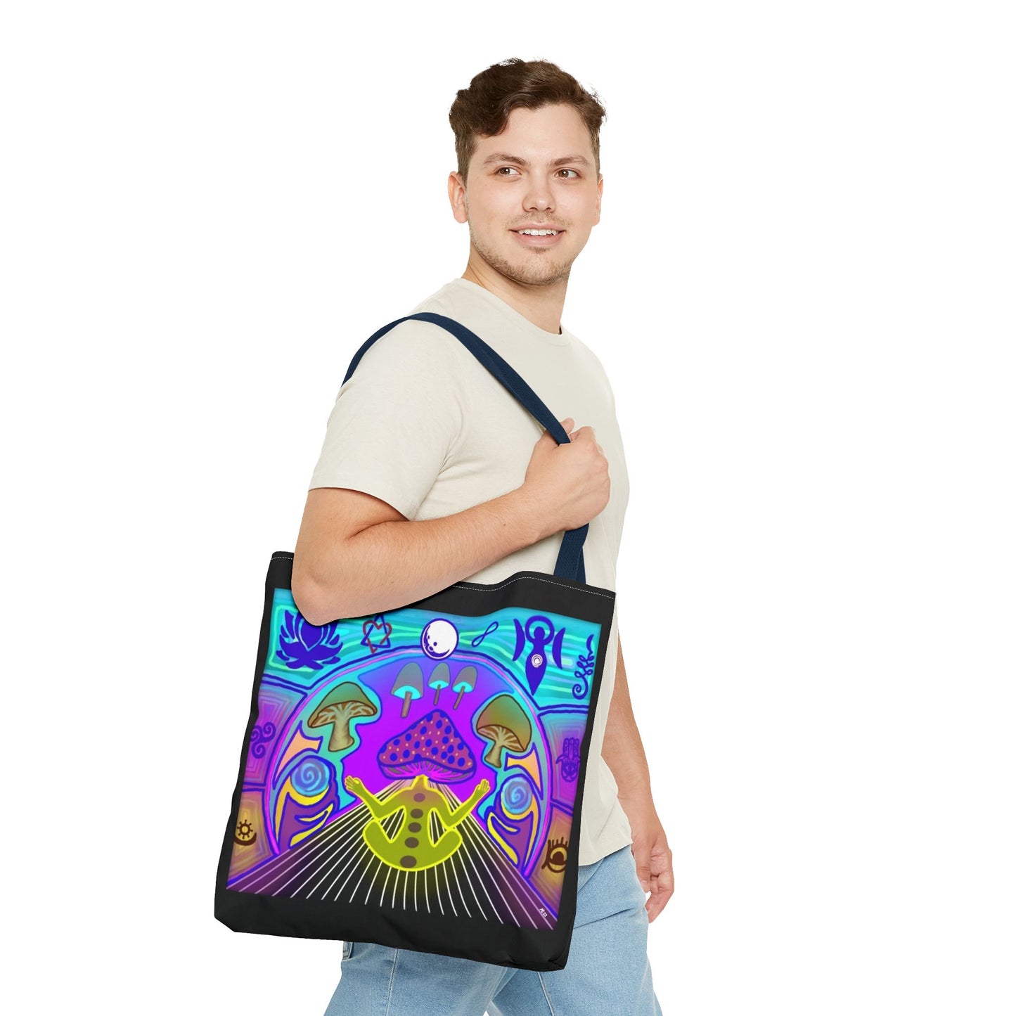 "Psychedelic Ink Trip" Tote Bag