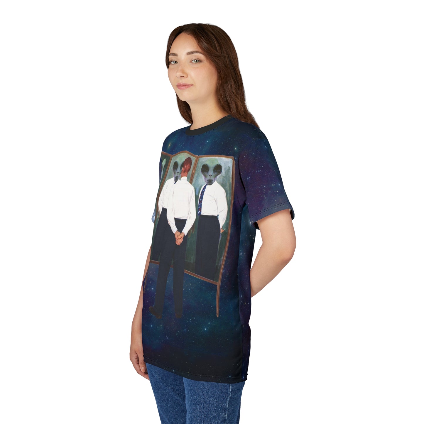 "Aliens Among Us" Unisex Cut & Sew Tee