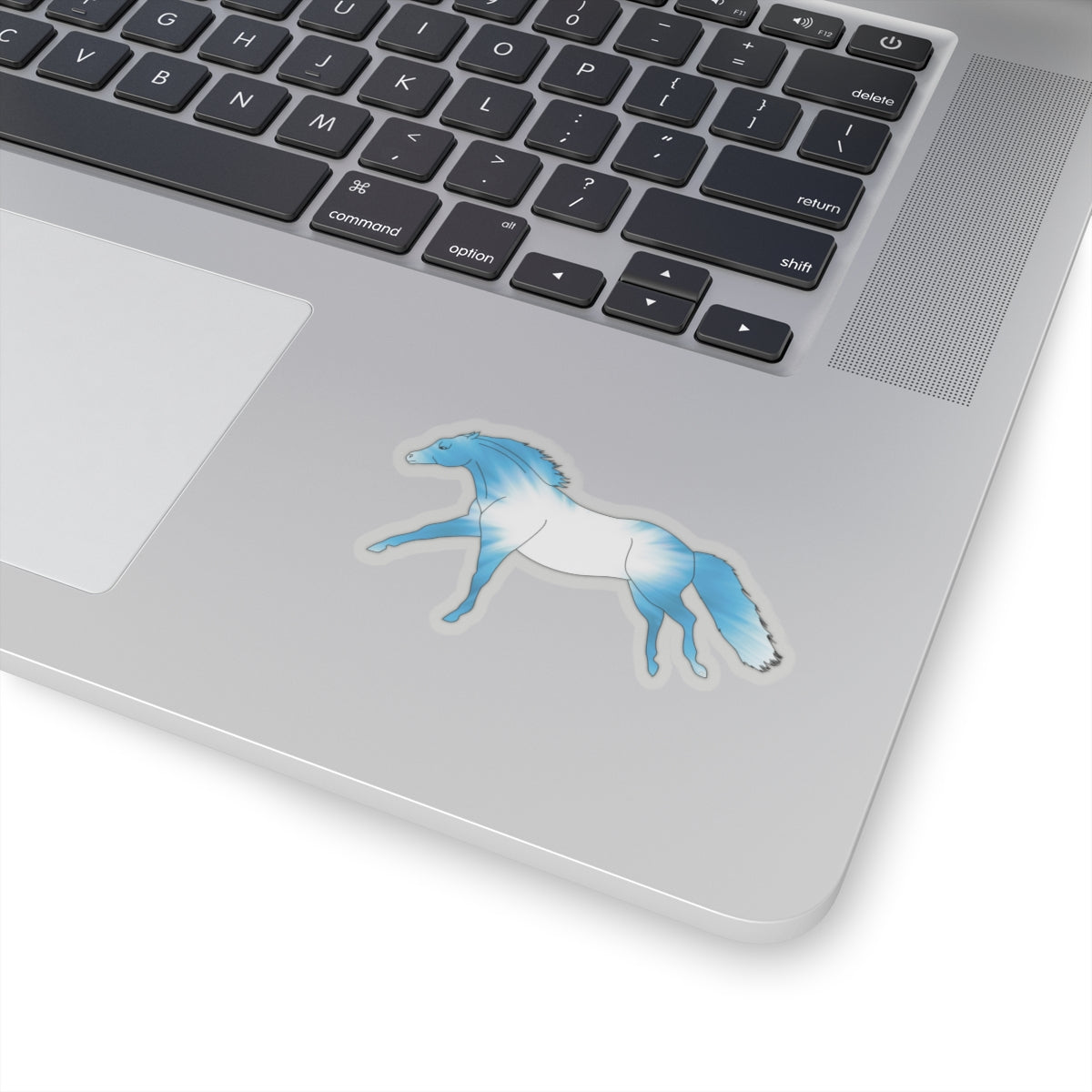 "Untethered Turquoise Horse" Kiss-Cut Stickers