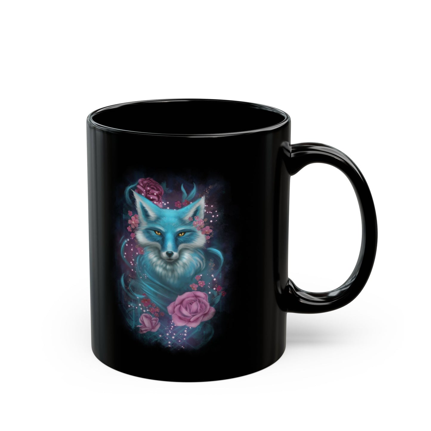 "Deja Vu" Black Ceramic Mug 11oz