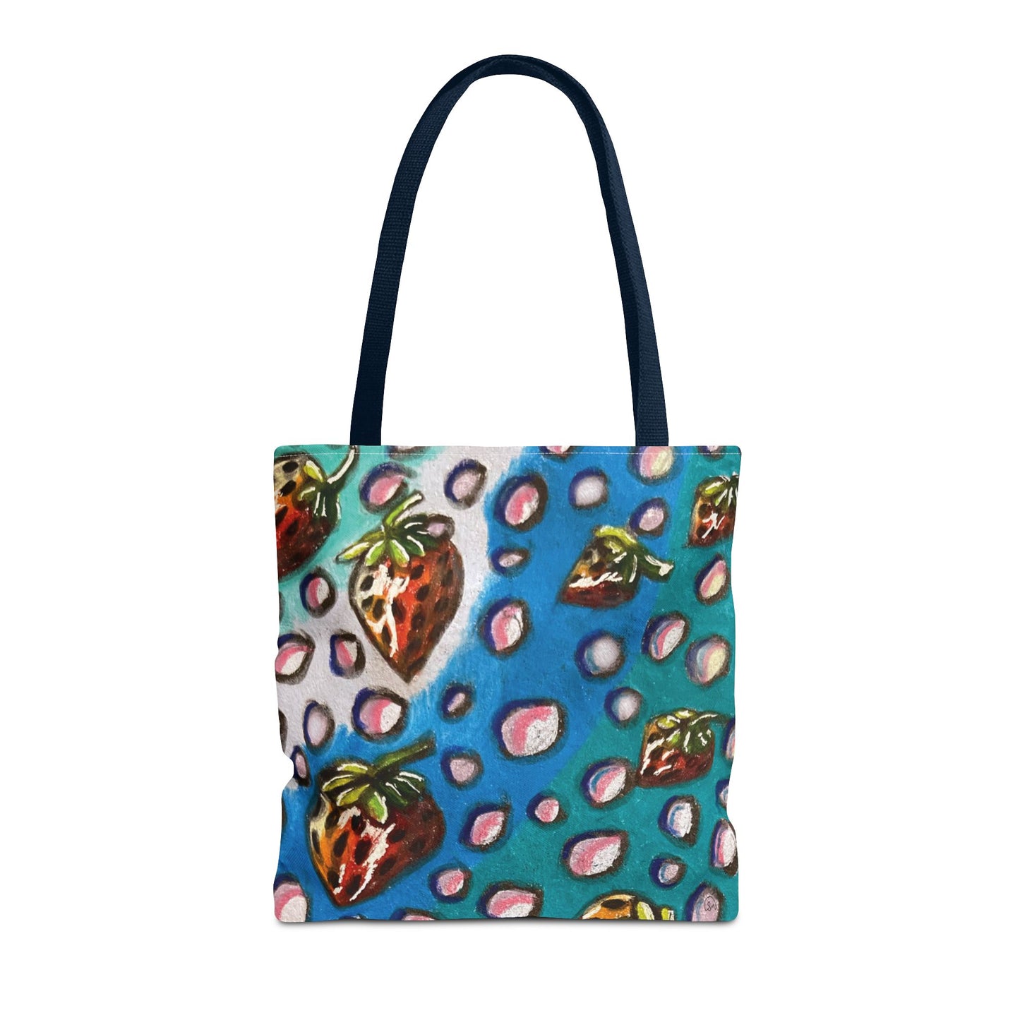 Strawberry Bubbles Tote Bag