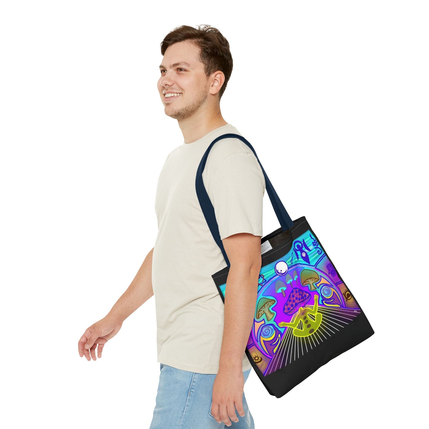 "Psychedelic Ink Trip" Tote Bag