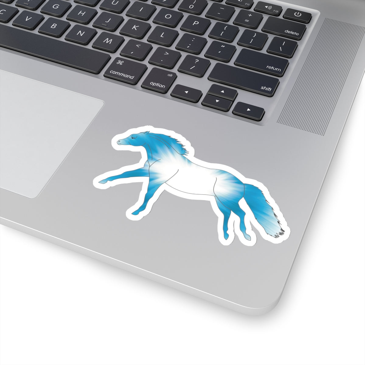 "Untethered Turquoise Horse" Kiss-Cut Stickers