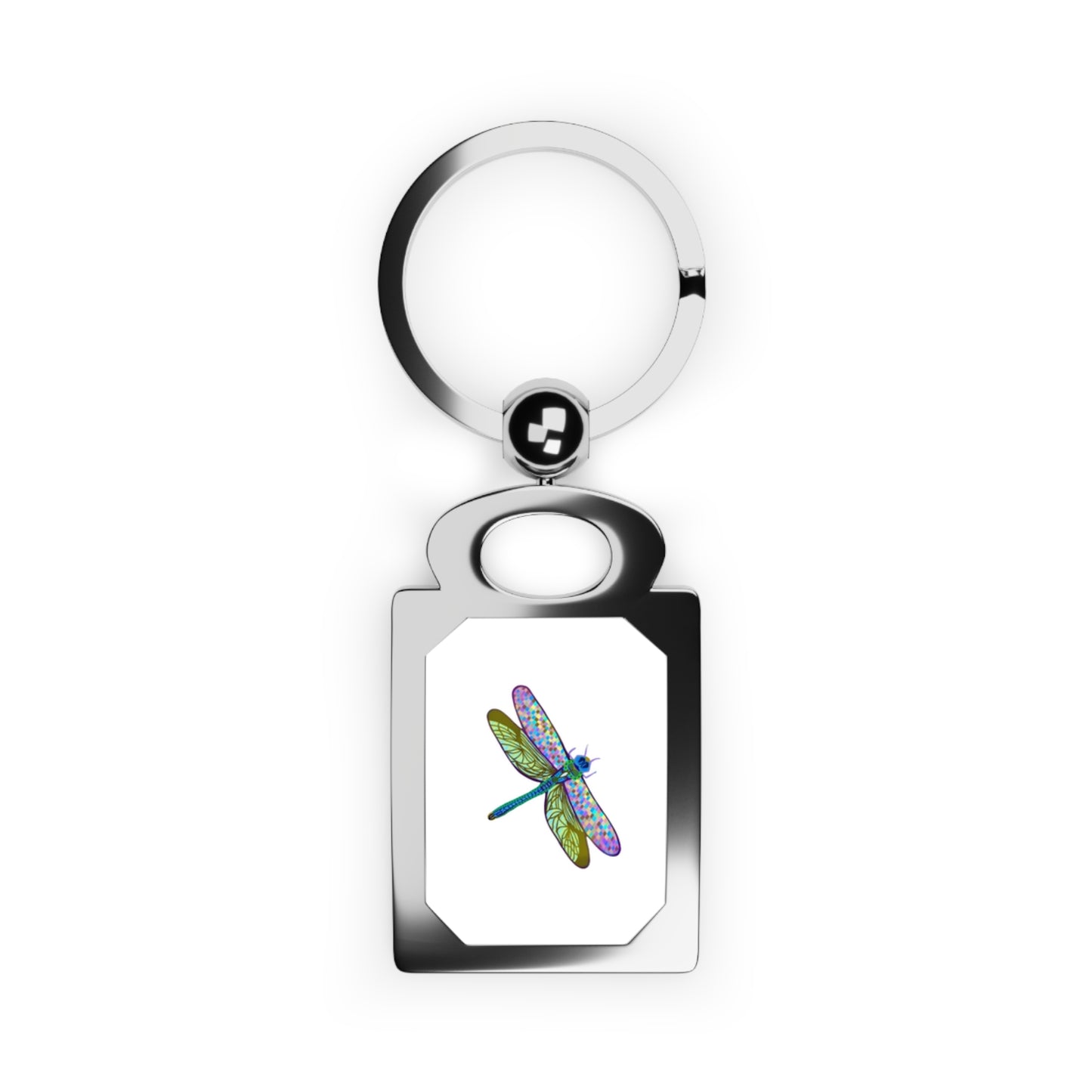 "Ever" Rectangle Keyring