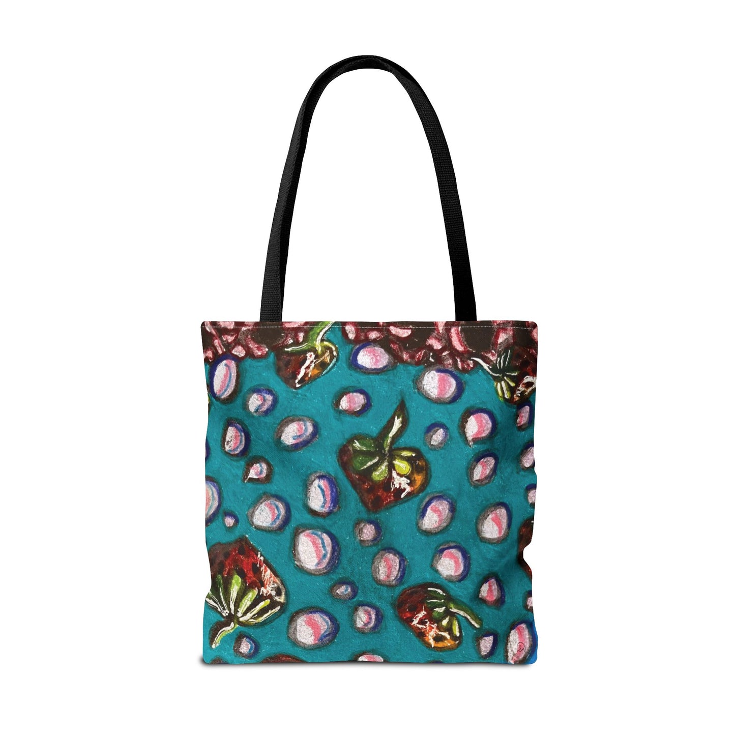 Strawberry Bubbles Tote Bag