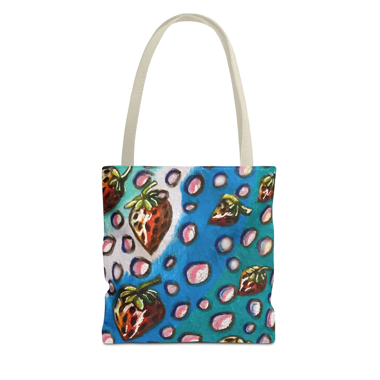 Strawberry Bubbles Tote Bag