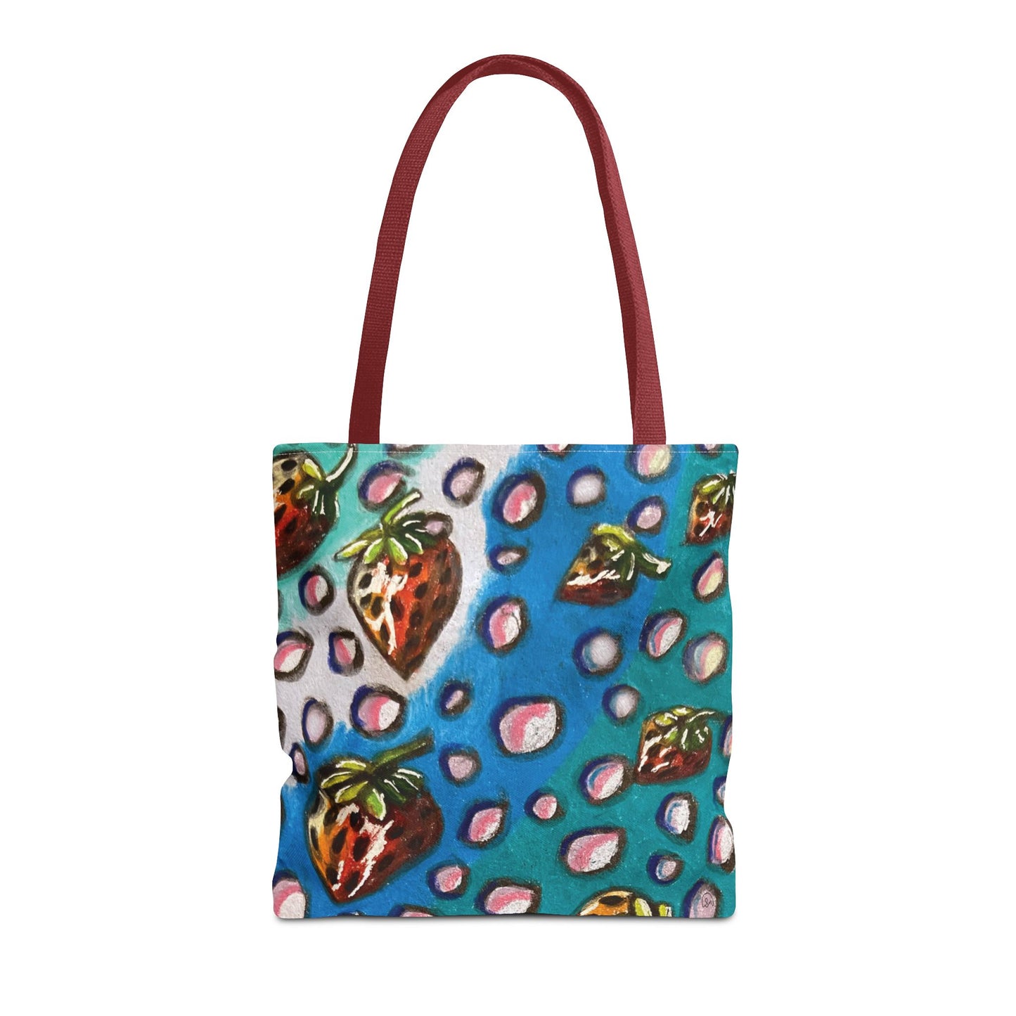 Strawberry Bubbles Tote Bag
