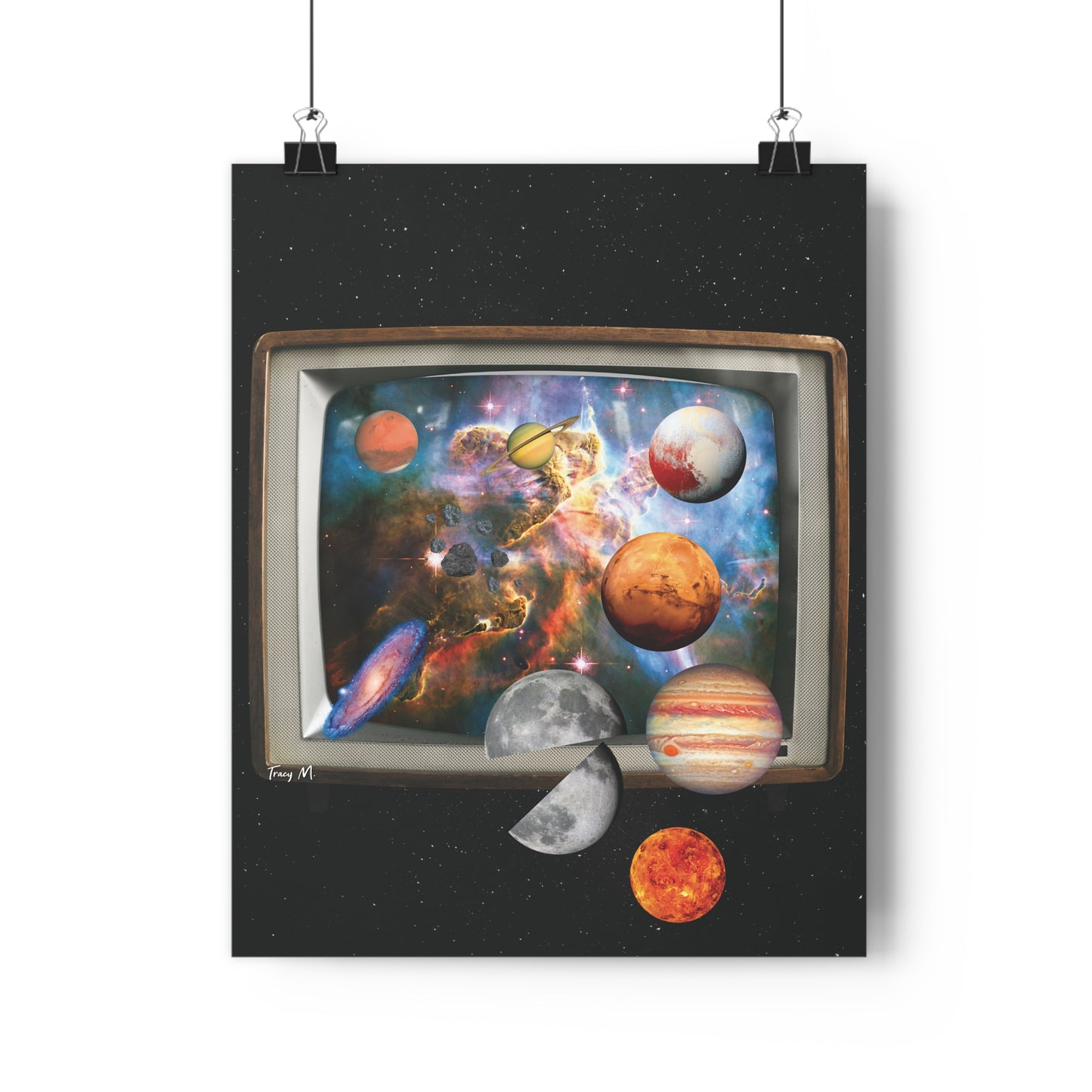 "Escaping Planets" Giclée Art Print
