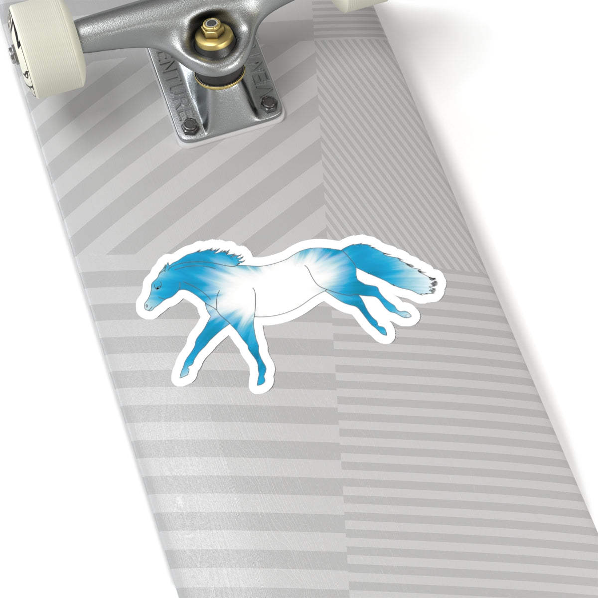 "Untethered Turquoise Horse" Kiss-Cut Stickers