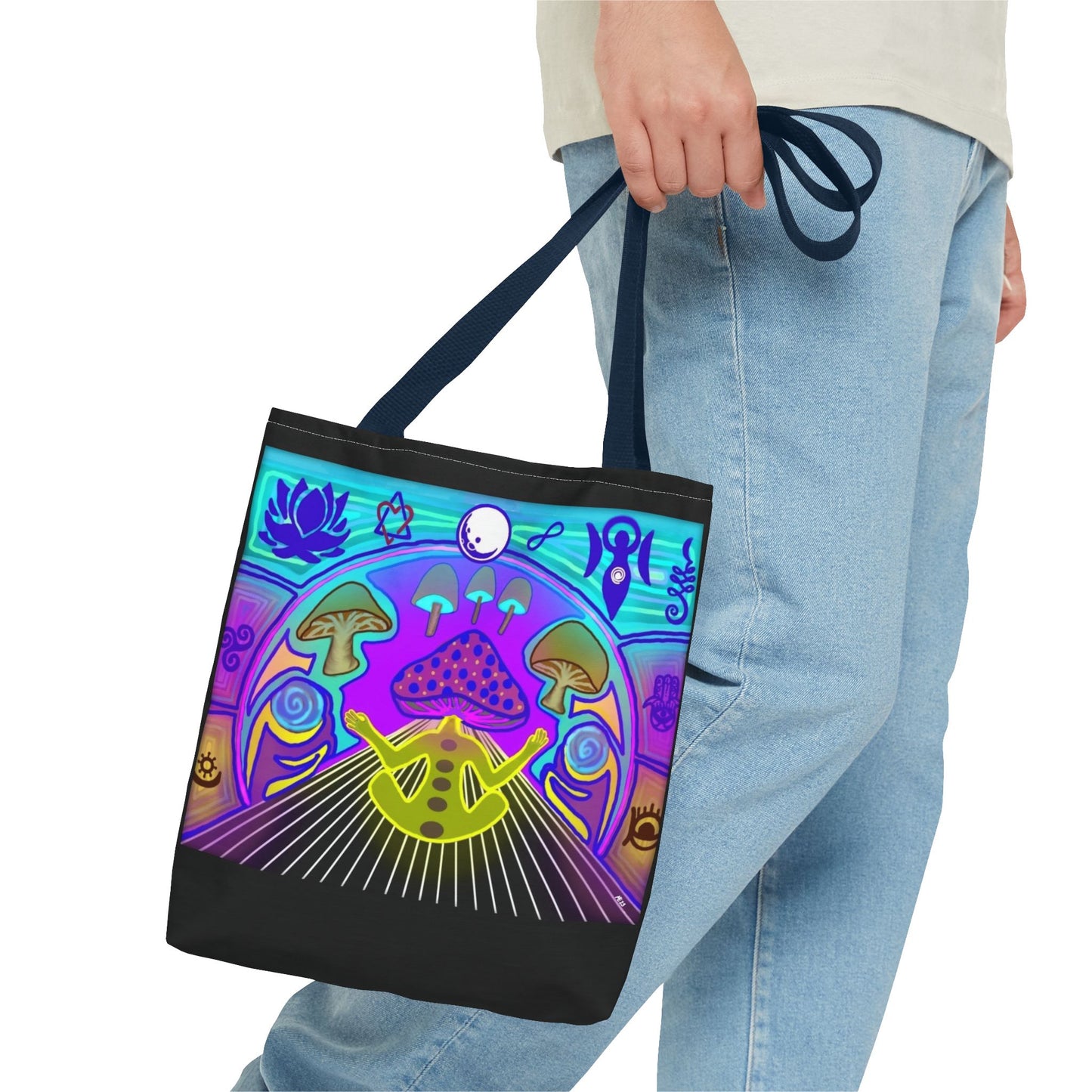 "Psychedelic Ink Trip" Tote Bag