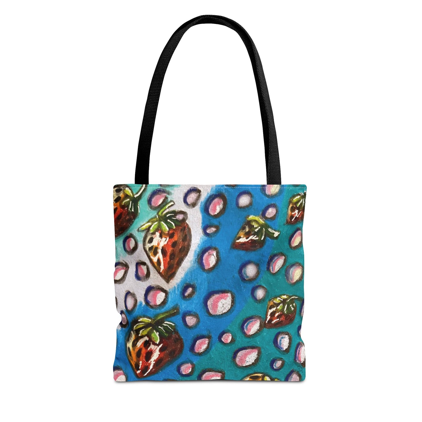 Strawberry Bubbles Tote Bag
