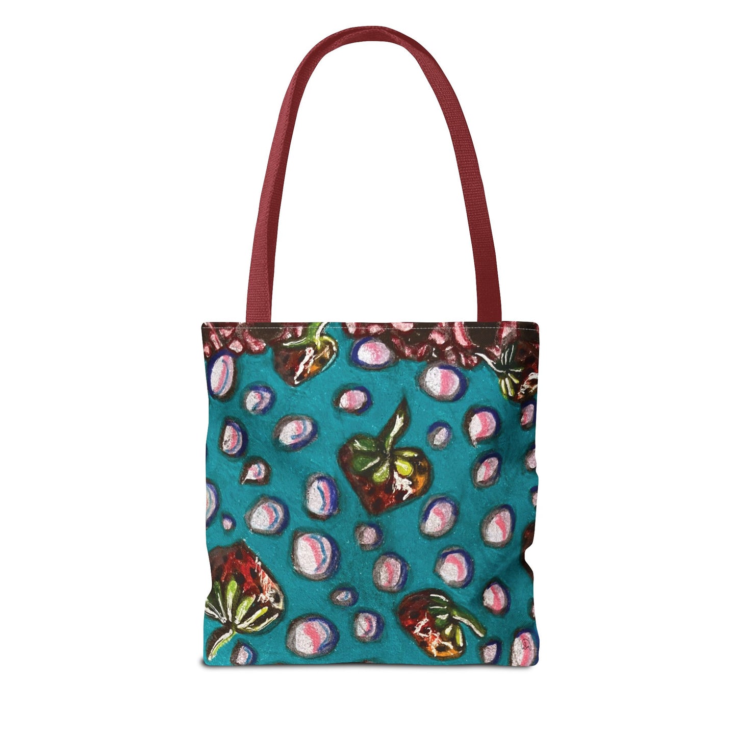 Strawberry Bubbles Tote Bag