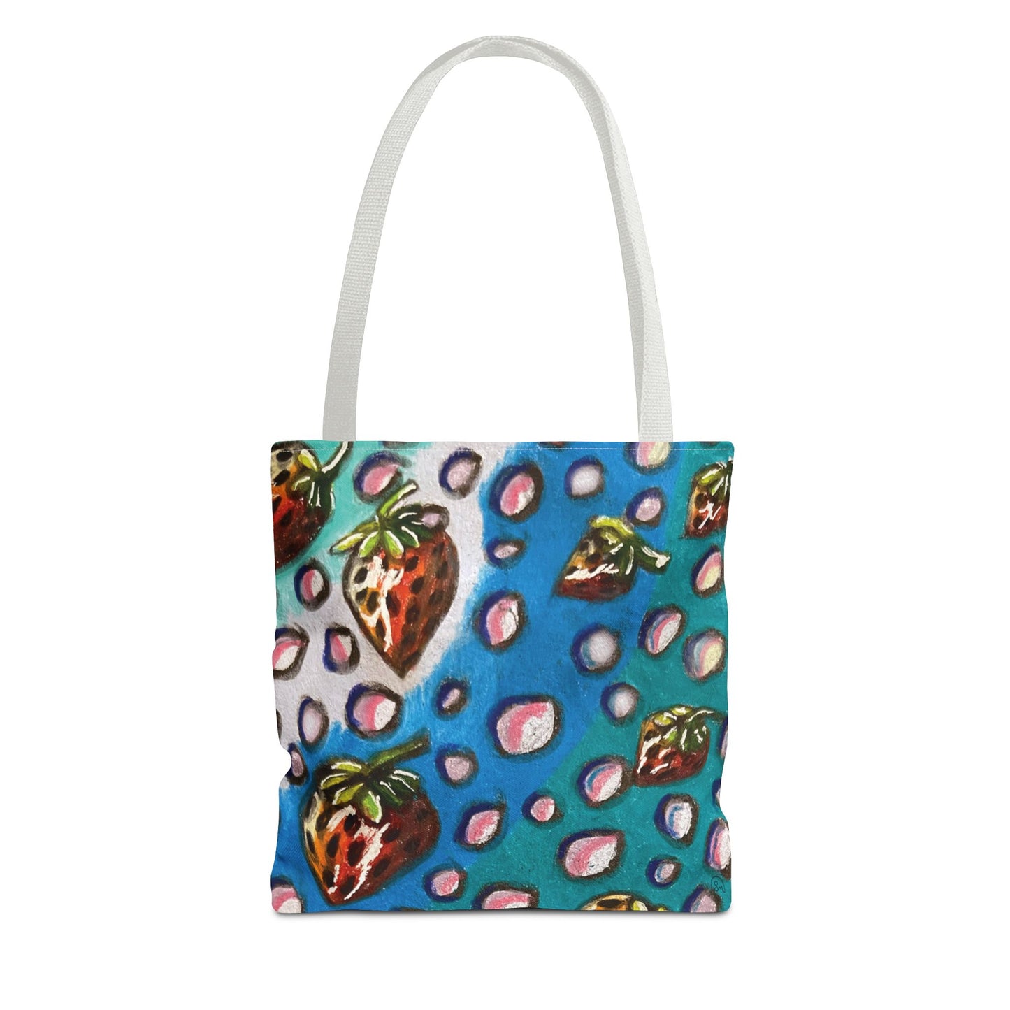 Strawberry Bubbles Tote Bag