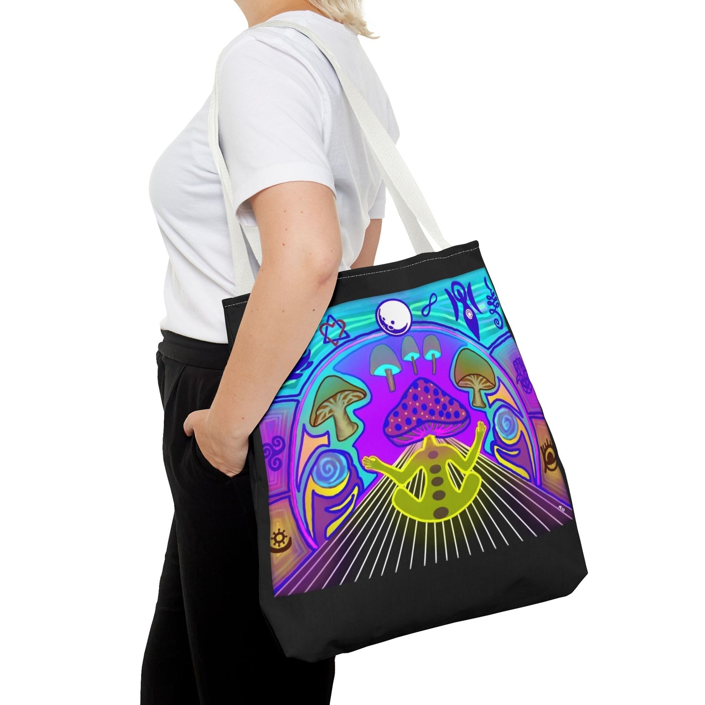"Psychedelic Ink Trip" Tote Bag