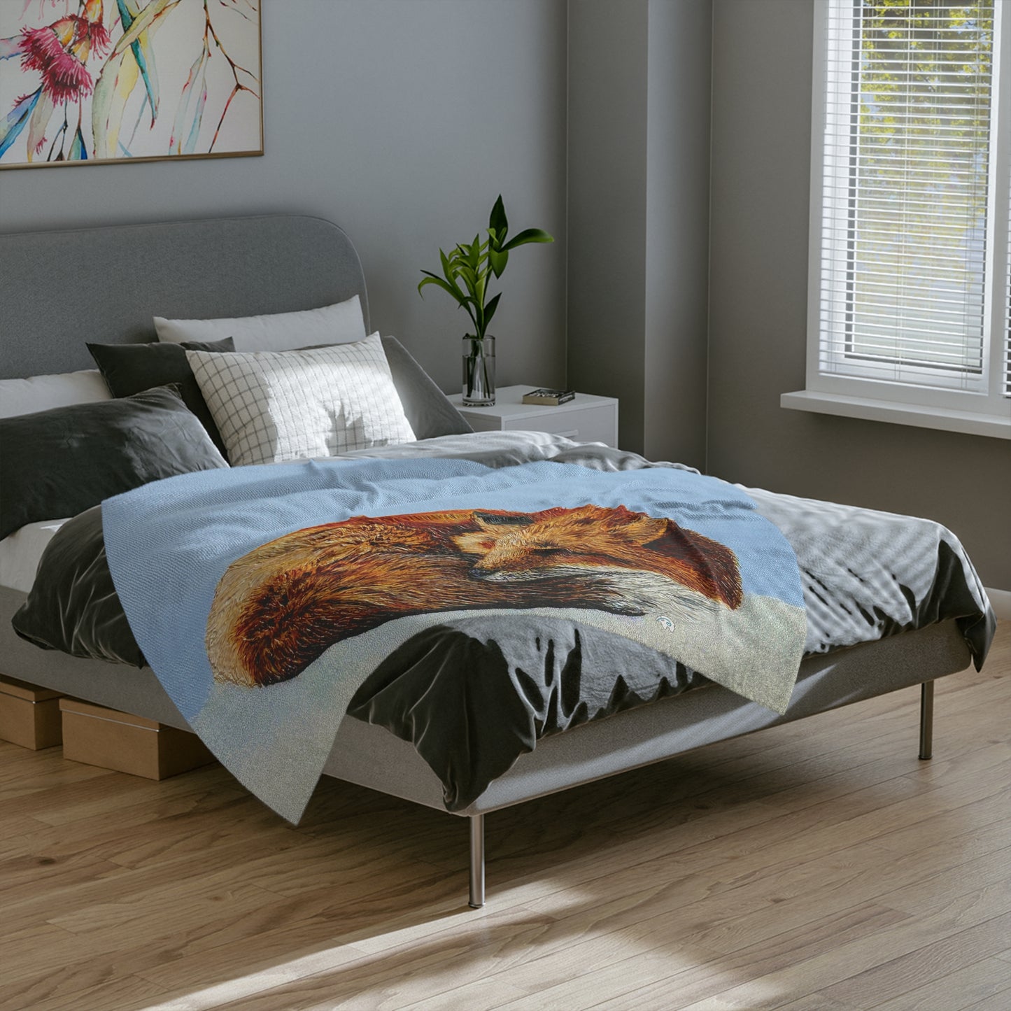 "Sweet Blessings" Velveteen Minky Blanket