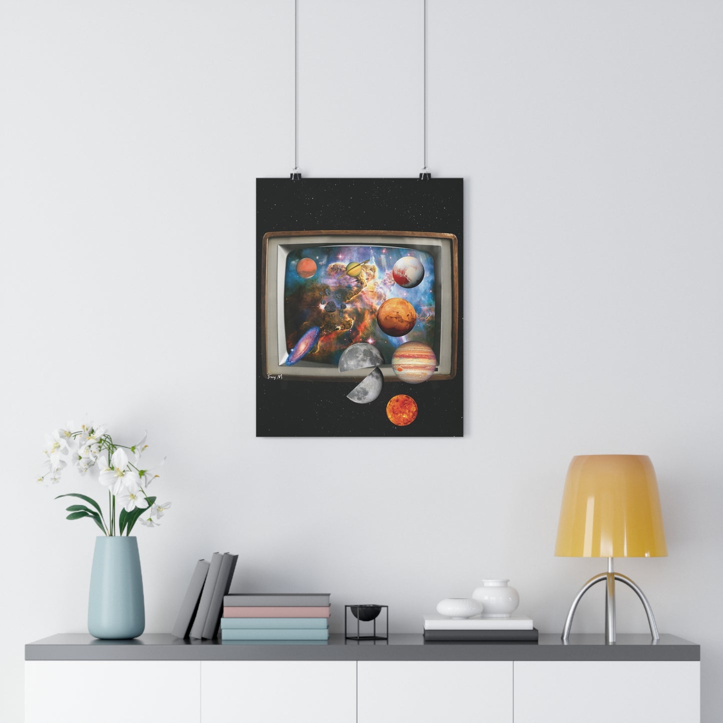 "Escaping Planets" Giclée Art Print