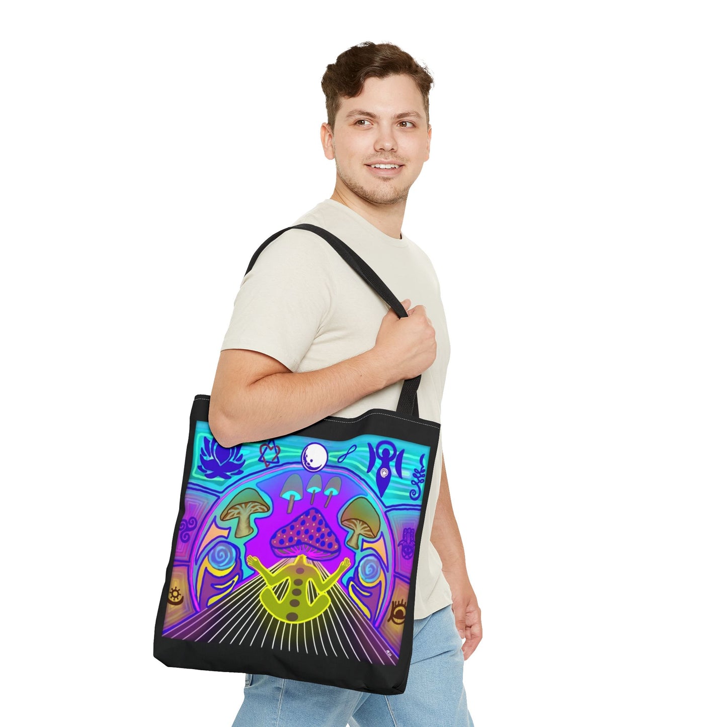 "Psychedelic Ink Trip" Tote Bag