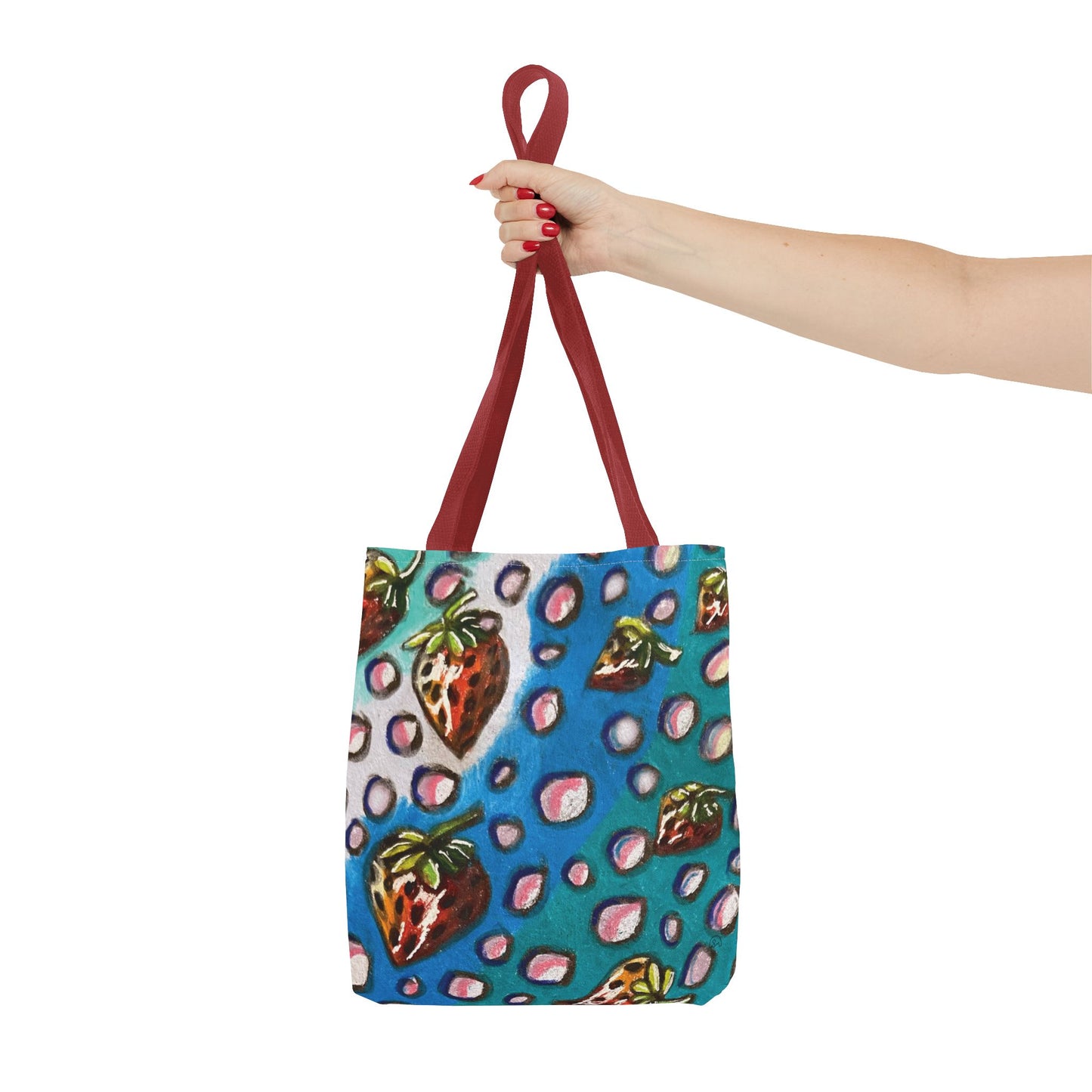 Strawberry Bubbles Tote Bag
