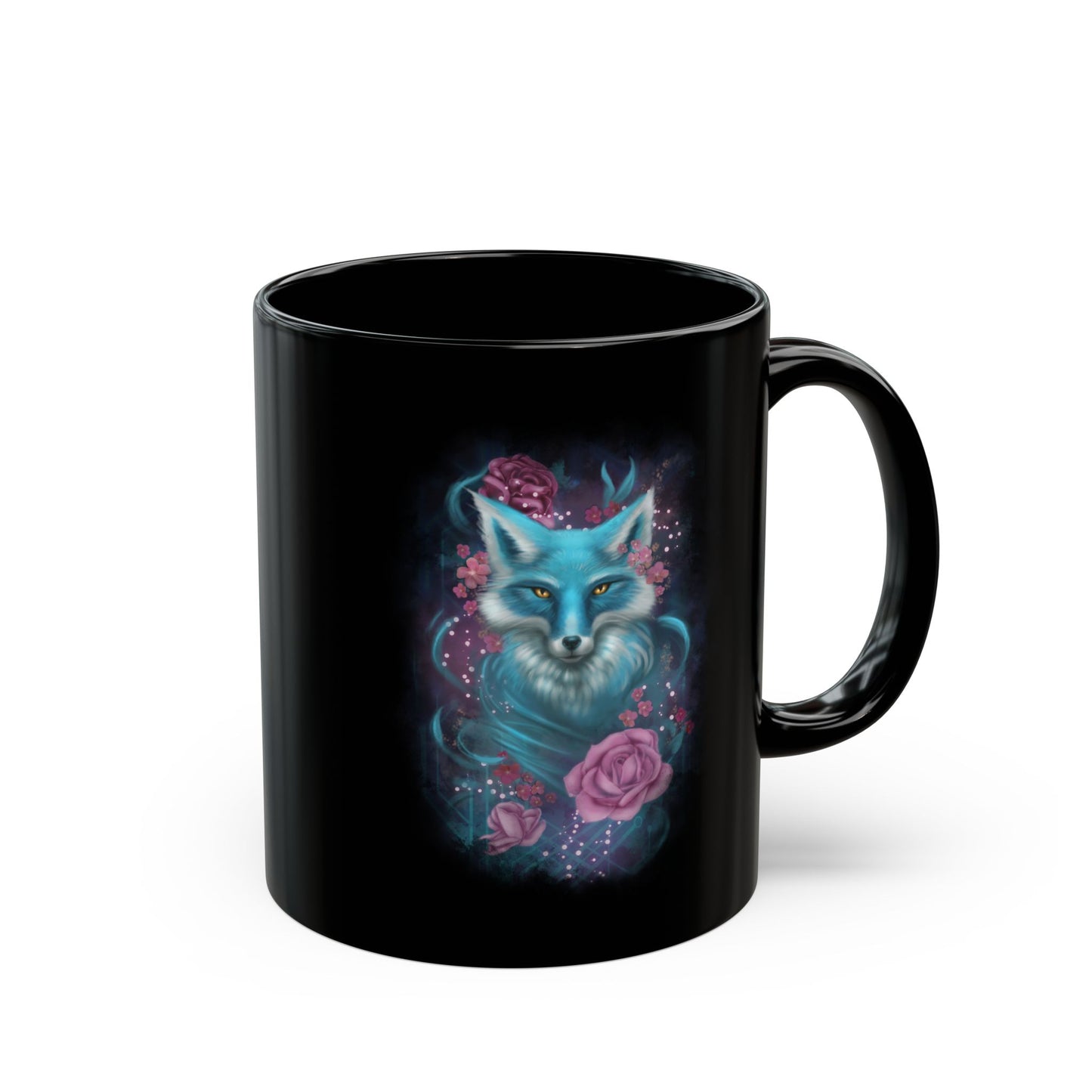 "Deja Vu" Black Ceramic Mug 11oz
