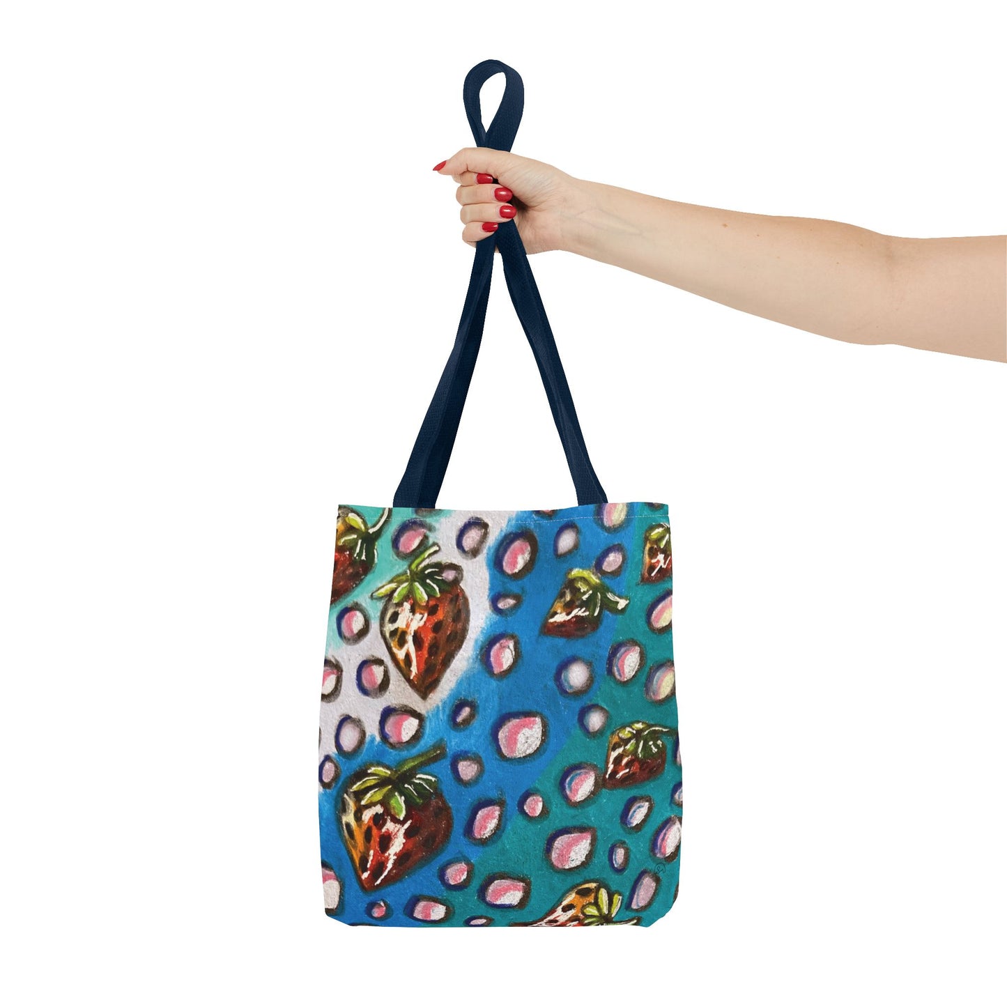 Strawberry Bubbles Tote Bag