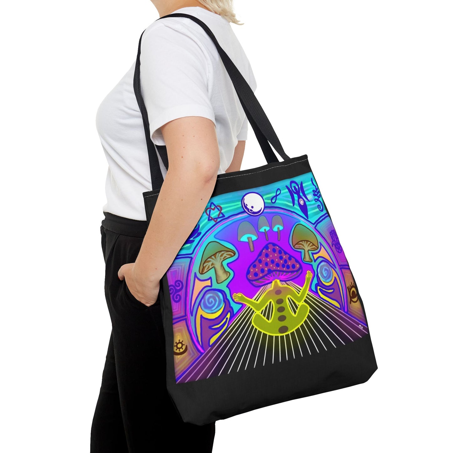 "Psychedelic Ink Trip" Tote Bag
