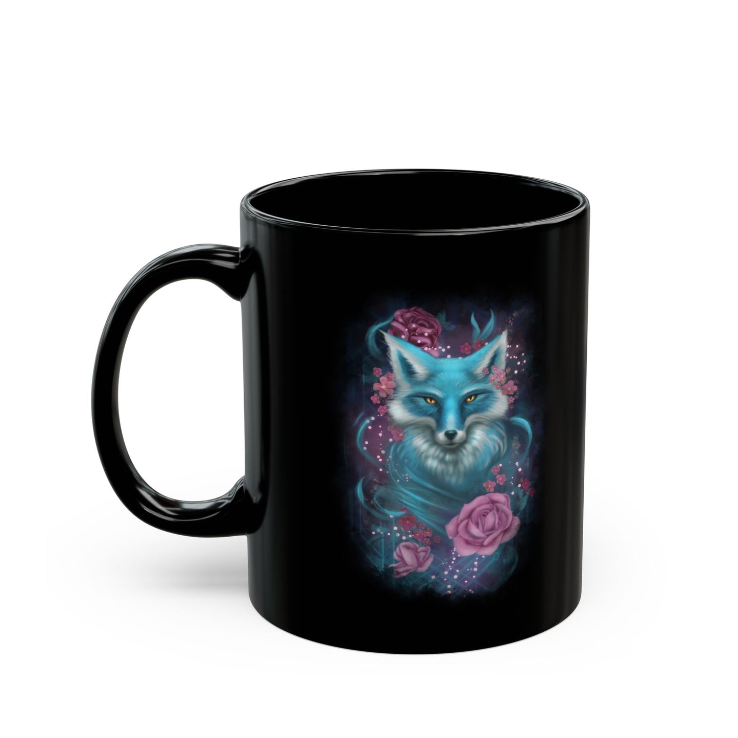 "Deja Vu" Black Ceramic Mug 11oz