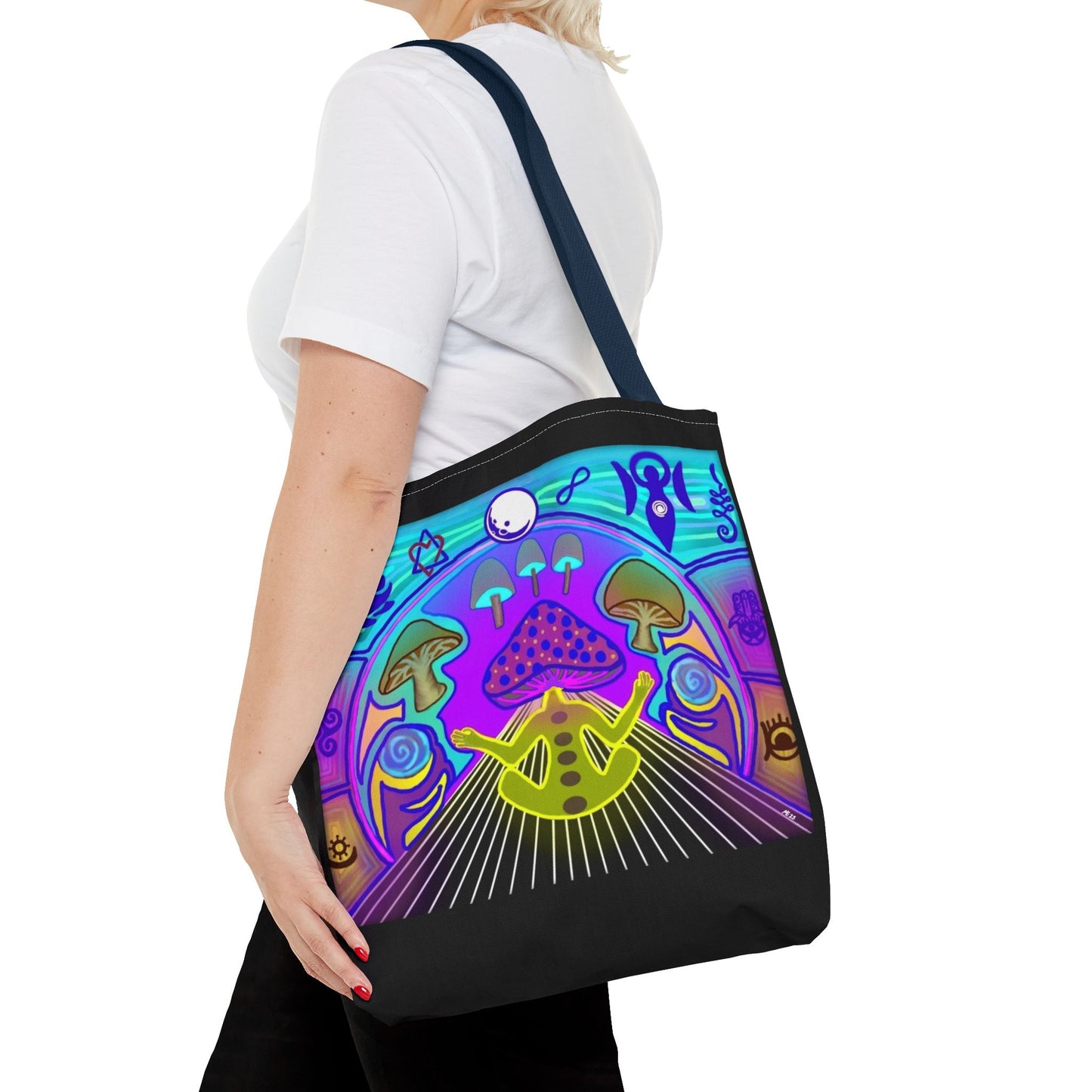 "Psychedelic Ink Trip" Tote Bag
