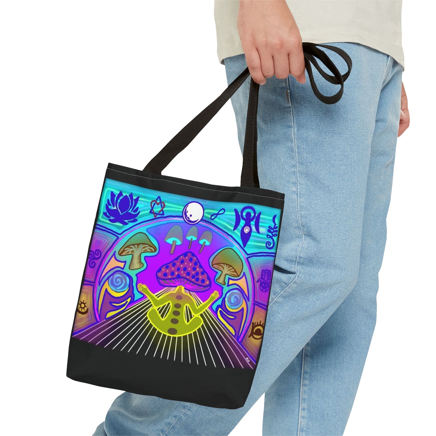 "Psychedelic Ink Trip" Tote Bag
