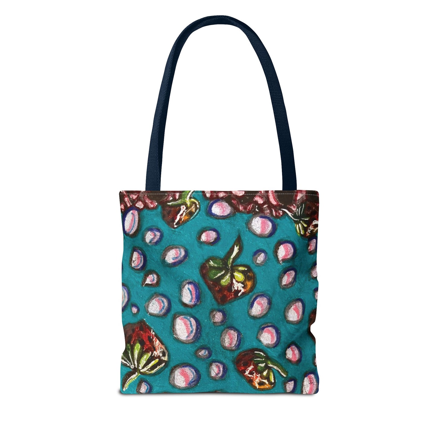 Strawberry Bubbles Tote Bag