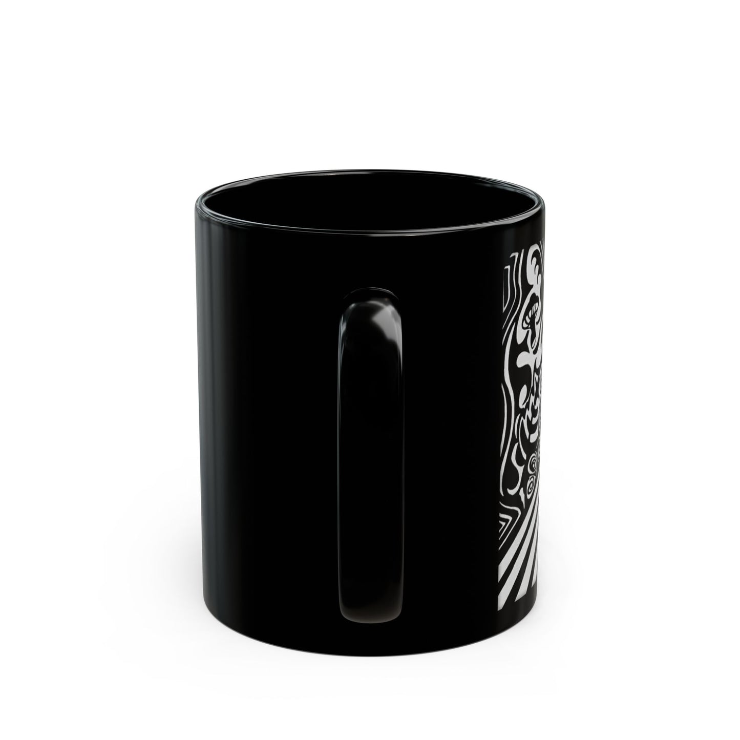 "Ink Trip" Black Ceramic Mug 11oz