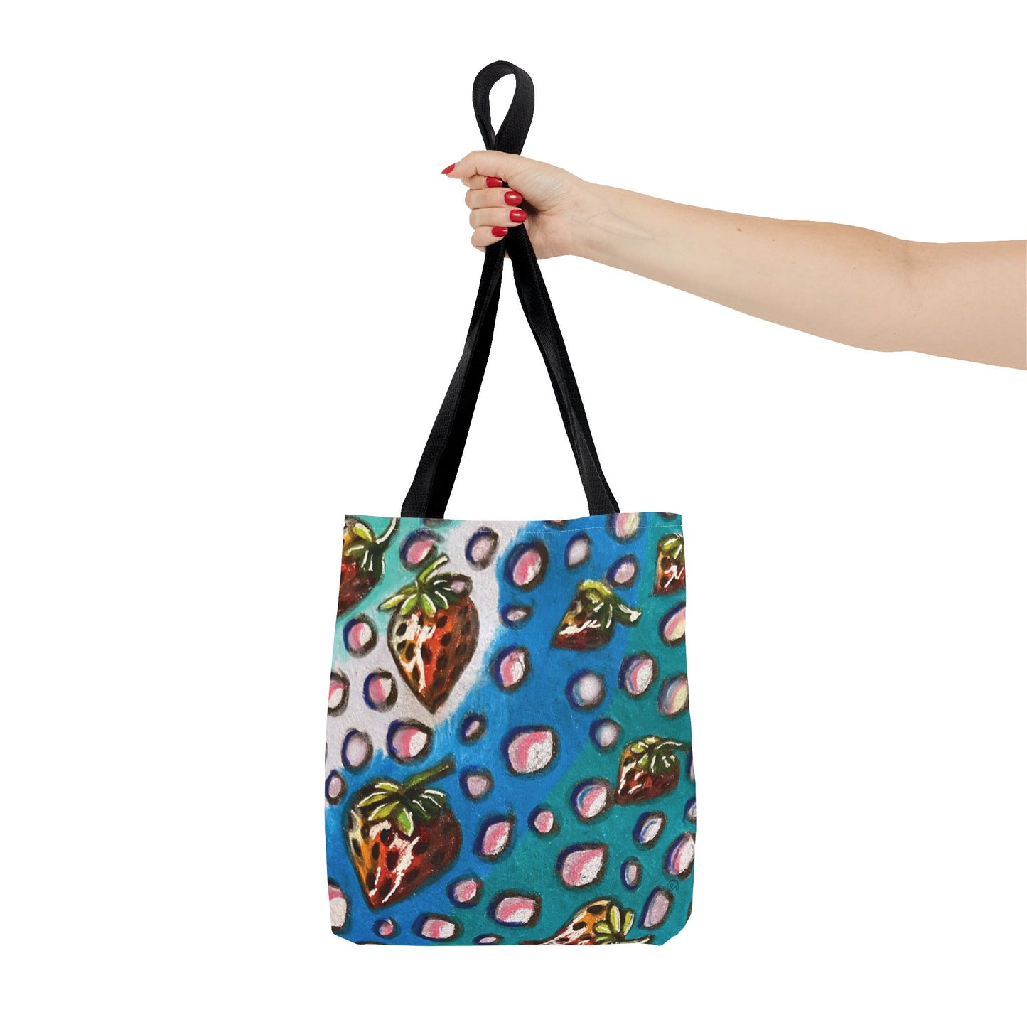 Strawberry Bubbles Tote Bag