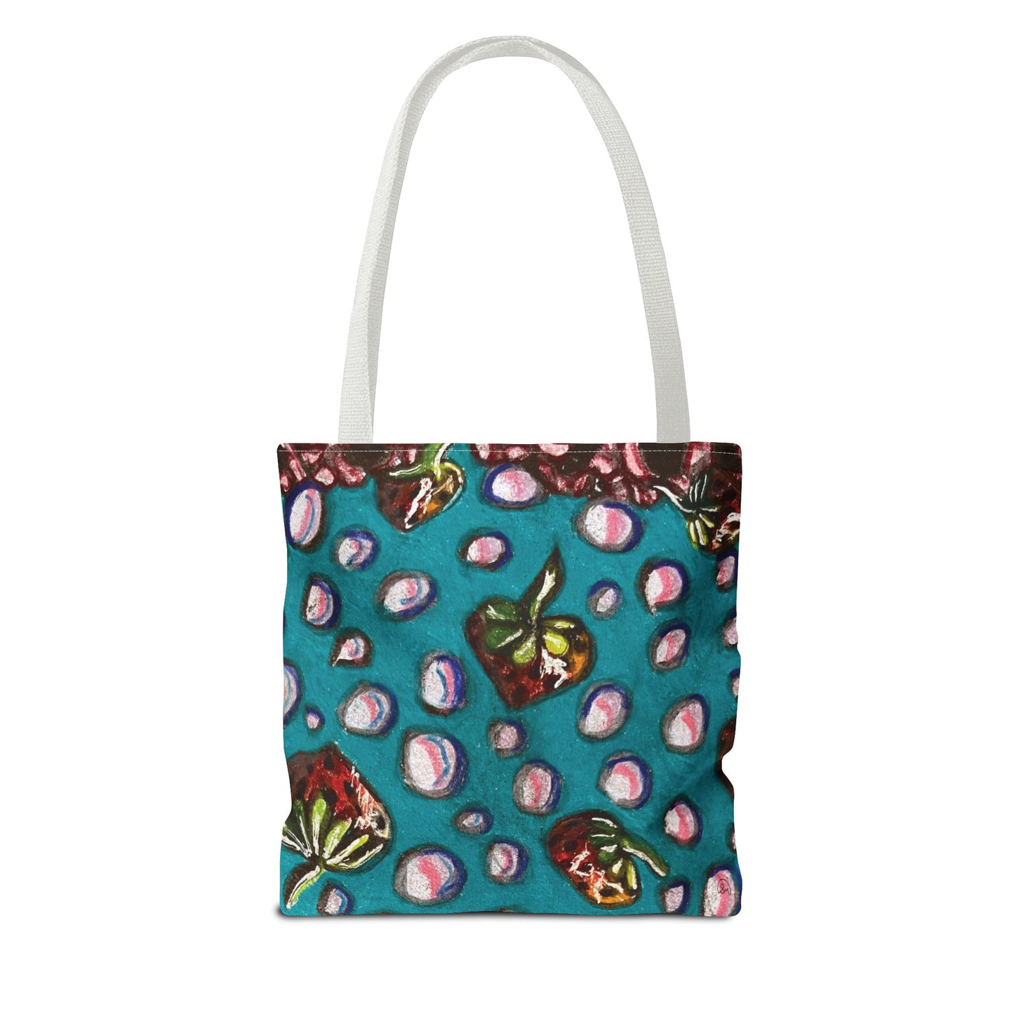 Strawberry Bubbles Tote Bag
