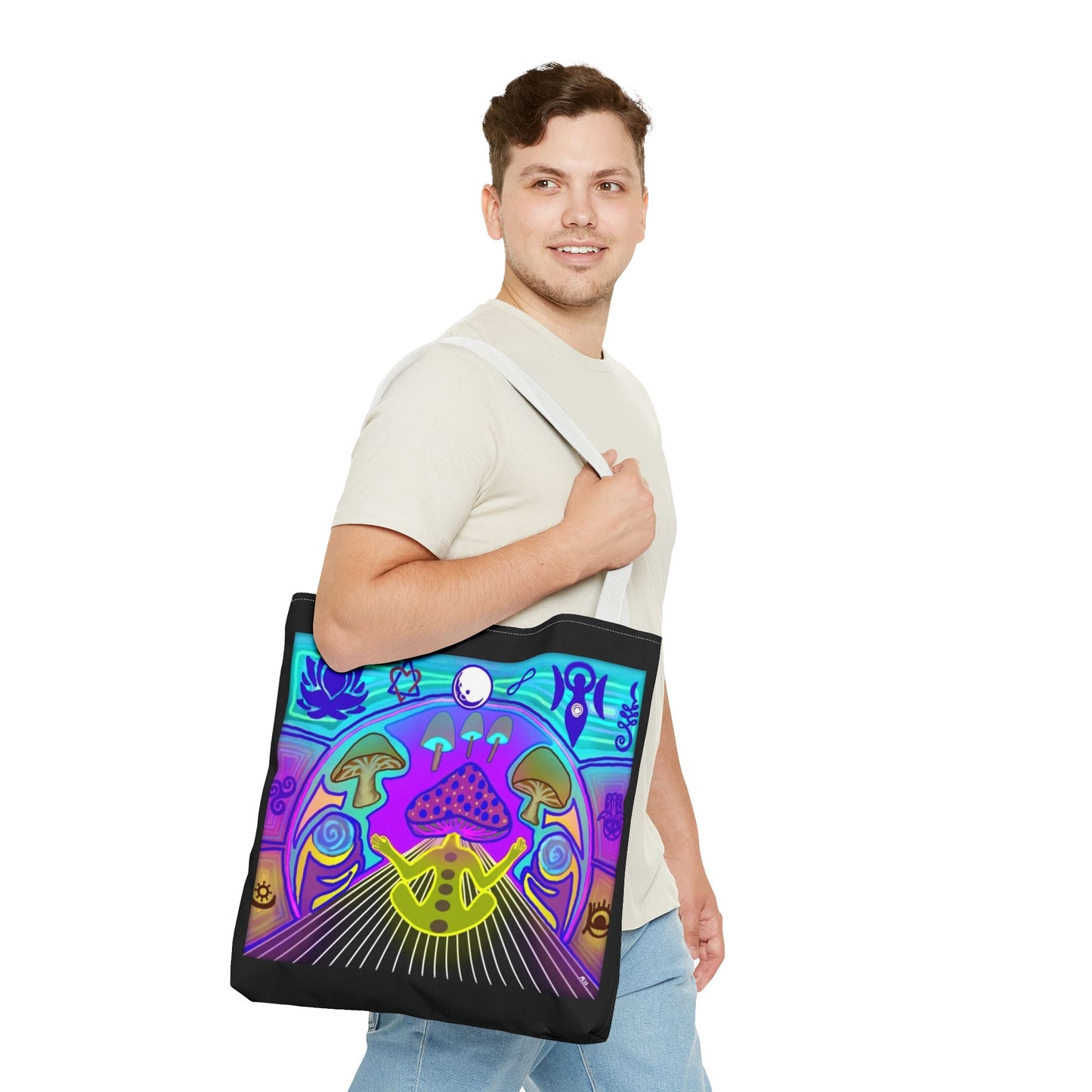 "Psychedelic Ink Trip" Tote Bag