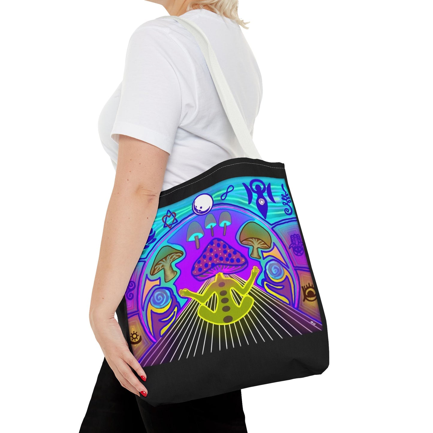 "Psychedelic Ink Trip" Tote Bag