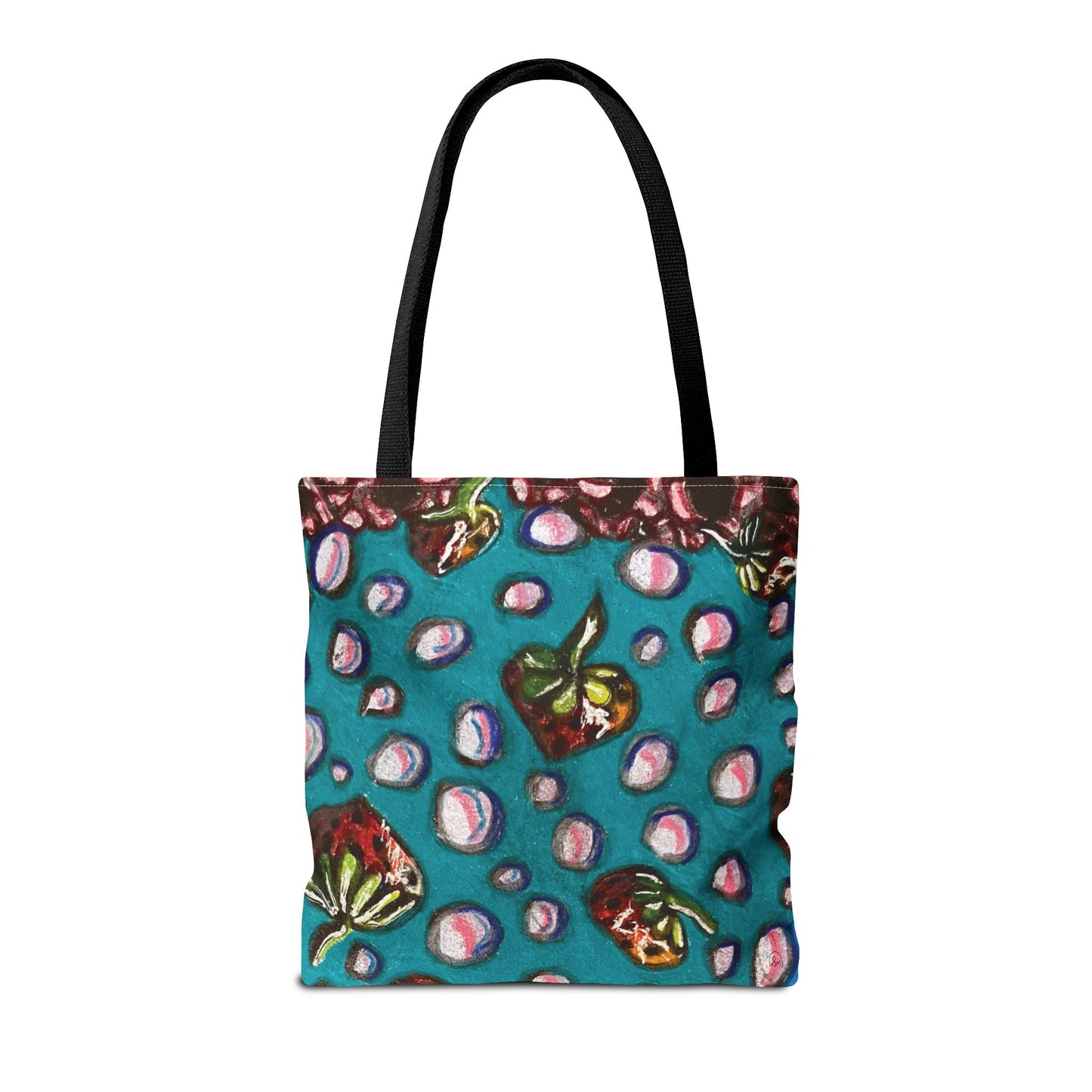 Strawberry Bubbles Tote Bag