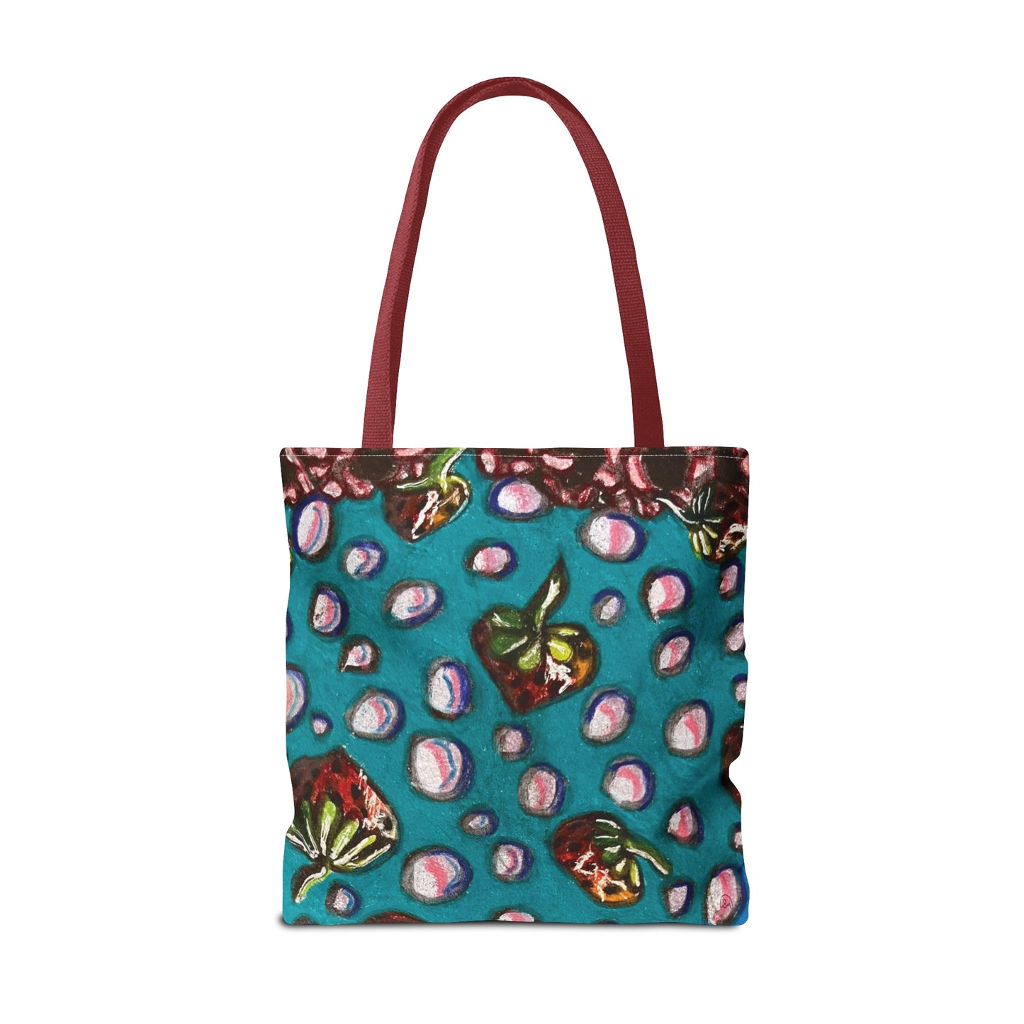 Strawberry Bubbles Tote Bag