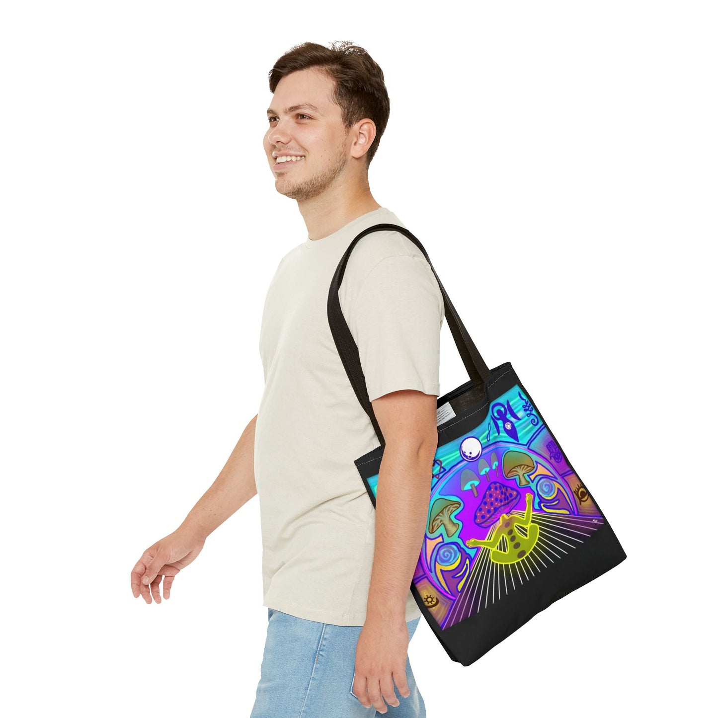 "Psychedelic Ink Trip" Tote Bag
