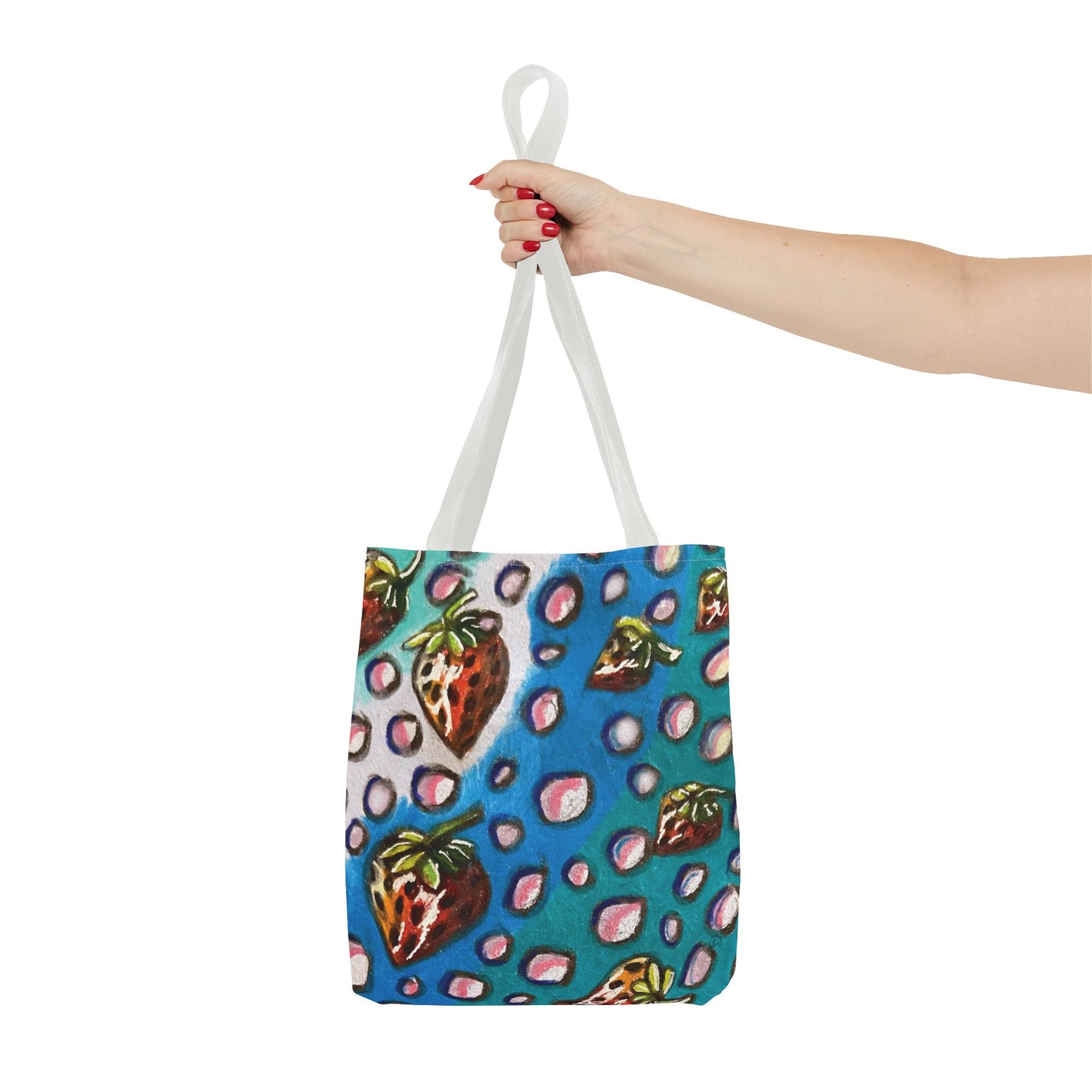 Strawberry Bubbles Tote Bag