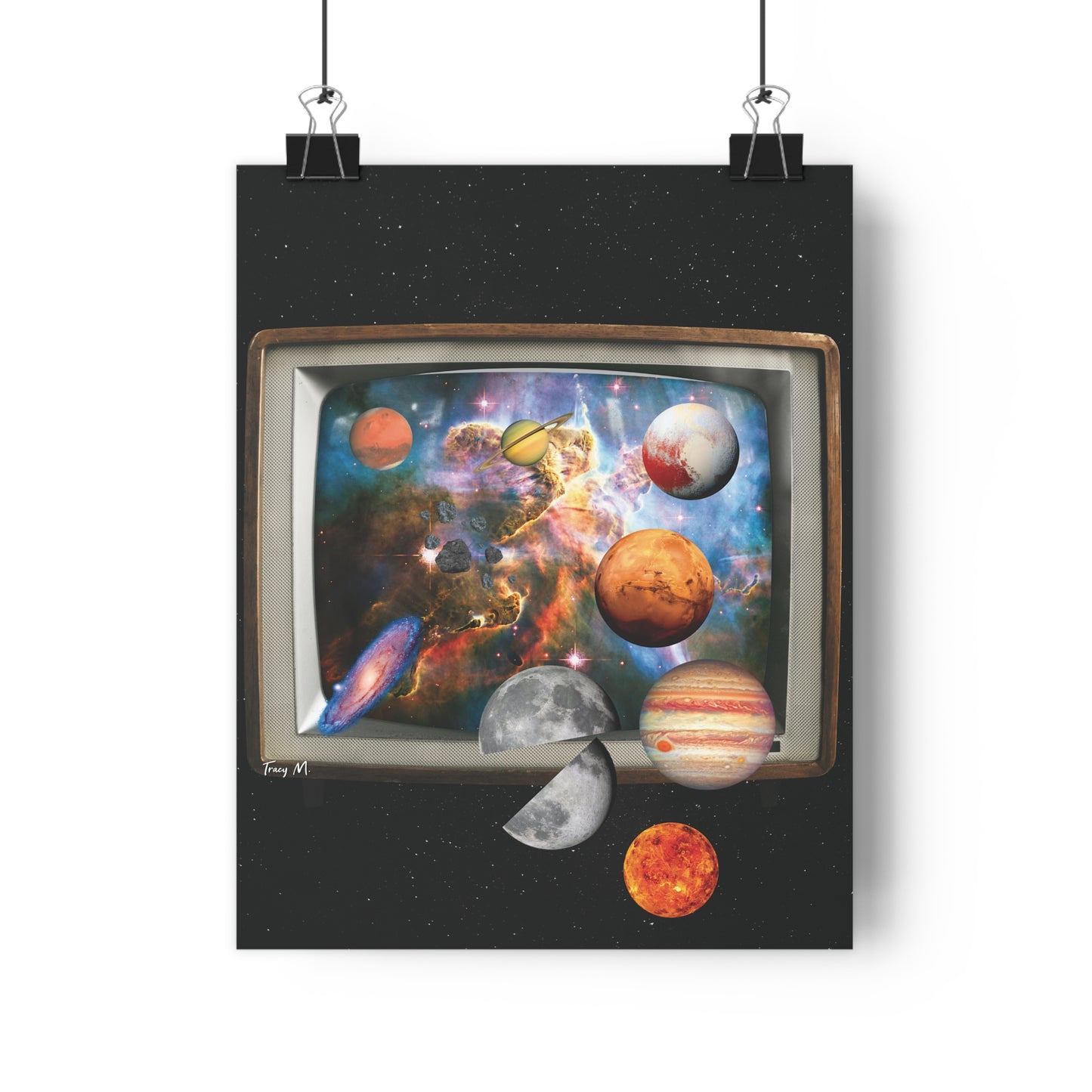 "Escaping Planets" Giclée Art Print
