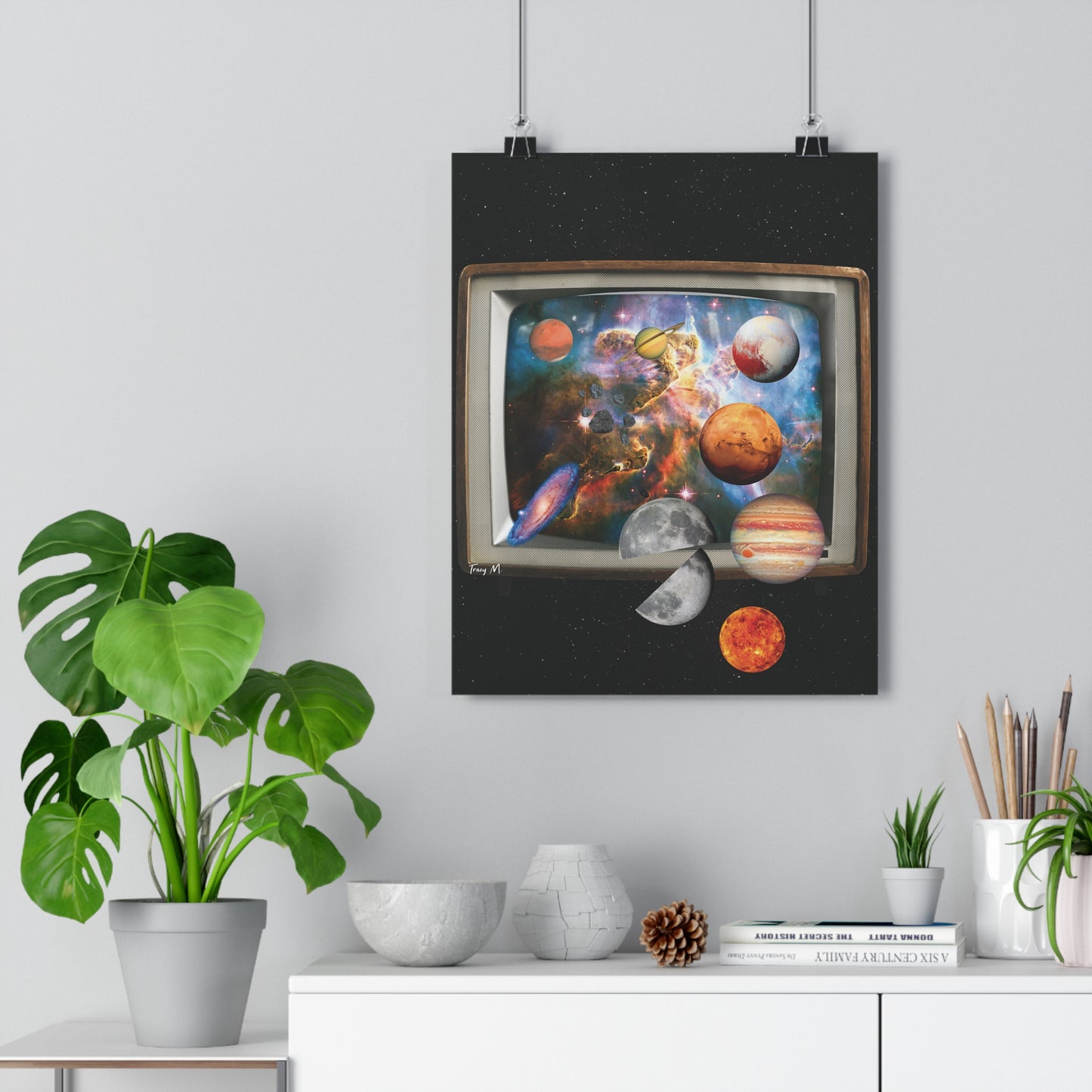 "Escaping Planets" Giclée Art Print