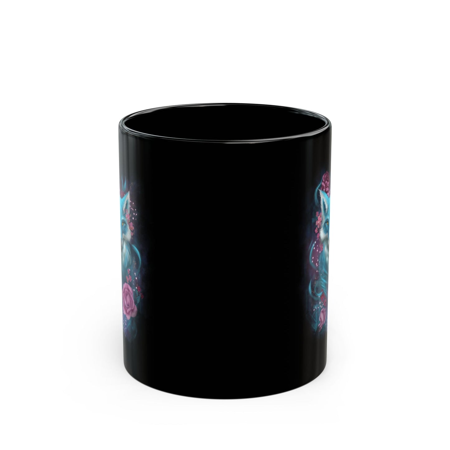 "Deja Vu" Black Ceramic Mug 11oz