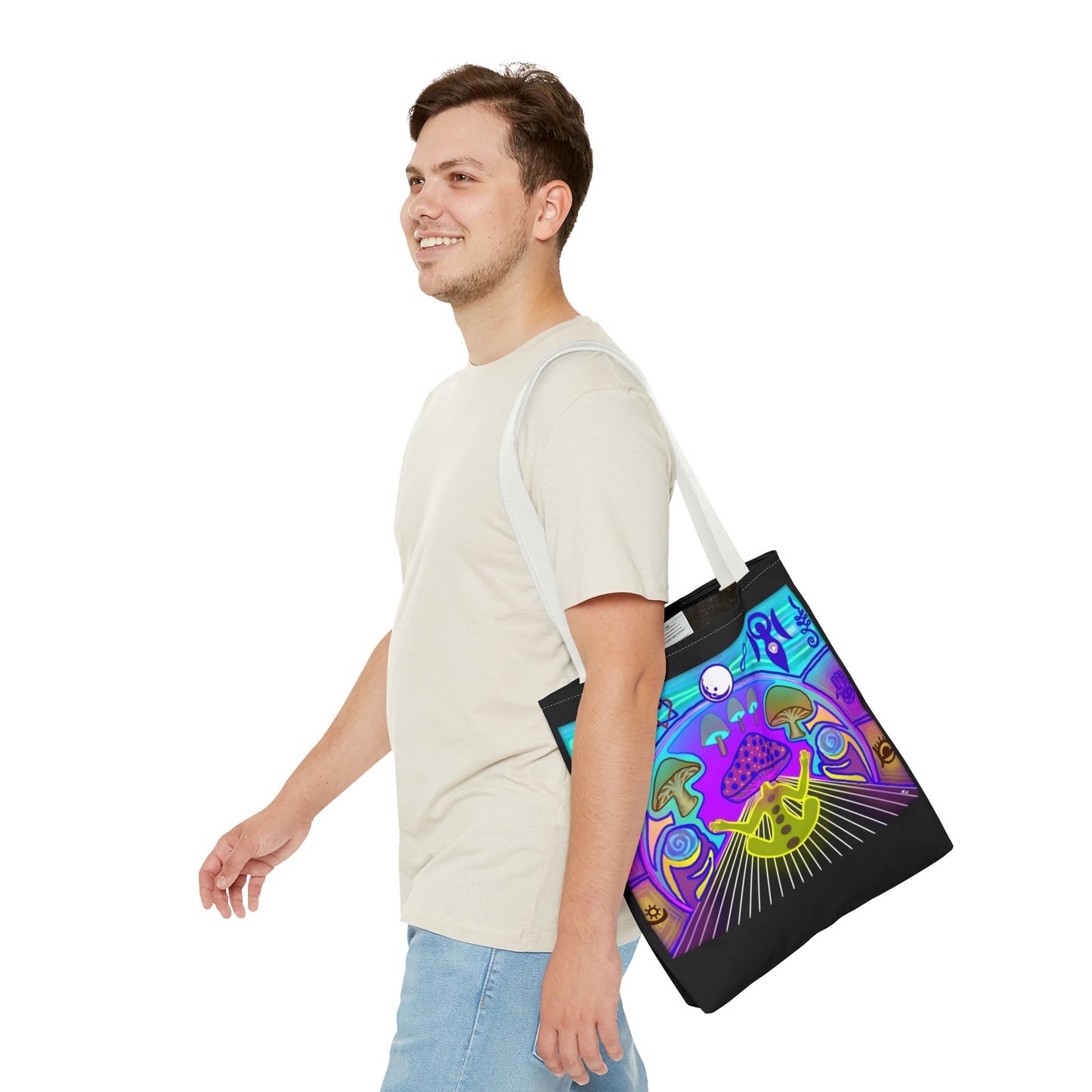 "Psychedelic Ink Trip" Tote Bag