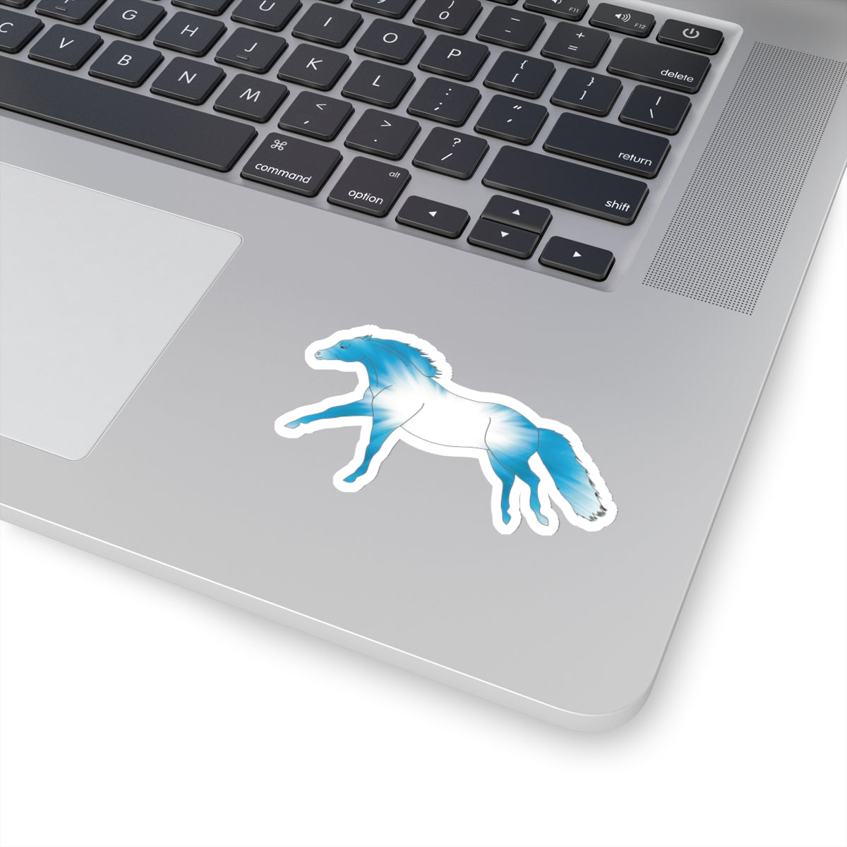 "Untethered Turquoise Horse" Kiss-Cut Stickers