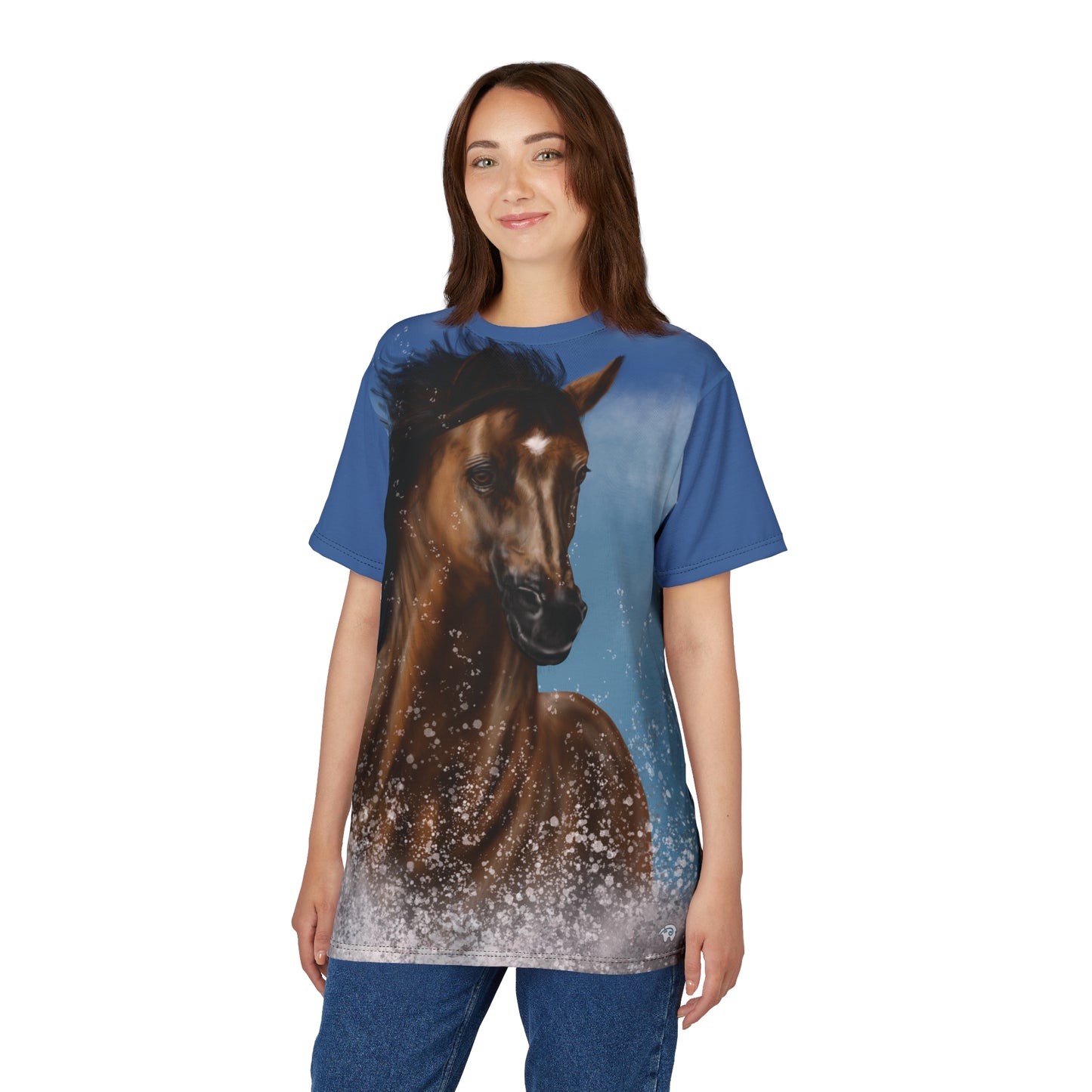 "A Splash Of Passion" Unisex Cut & Sew Tee