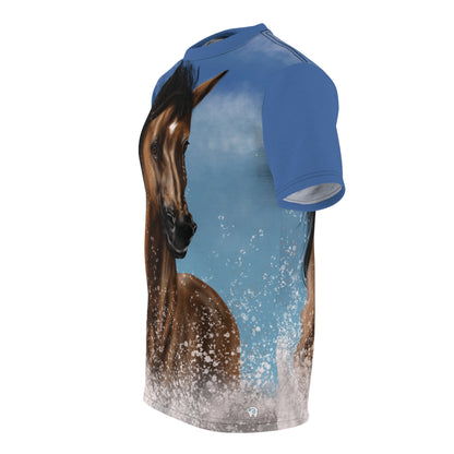 "A Splash Of Passion" Unisex Cut & Sew Tee