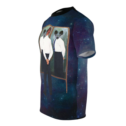 "Aliens Among Us" Unisex Cut & Sew Tee