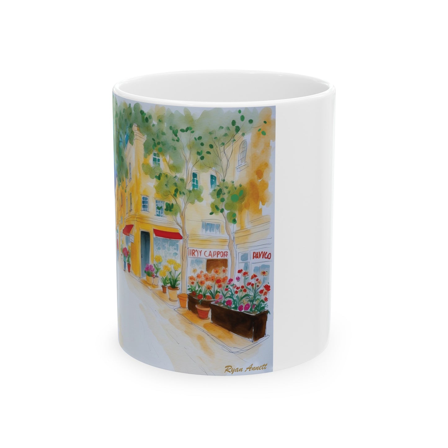 Paris Ceramic Mug 11oz