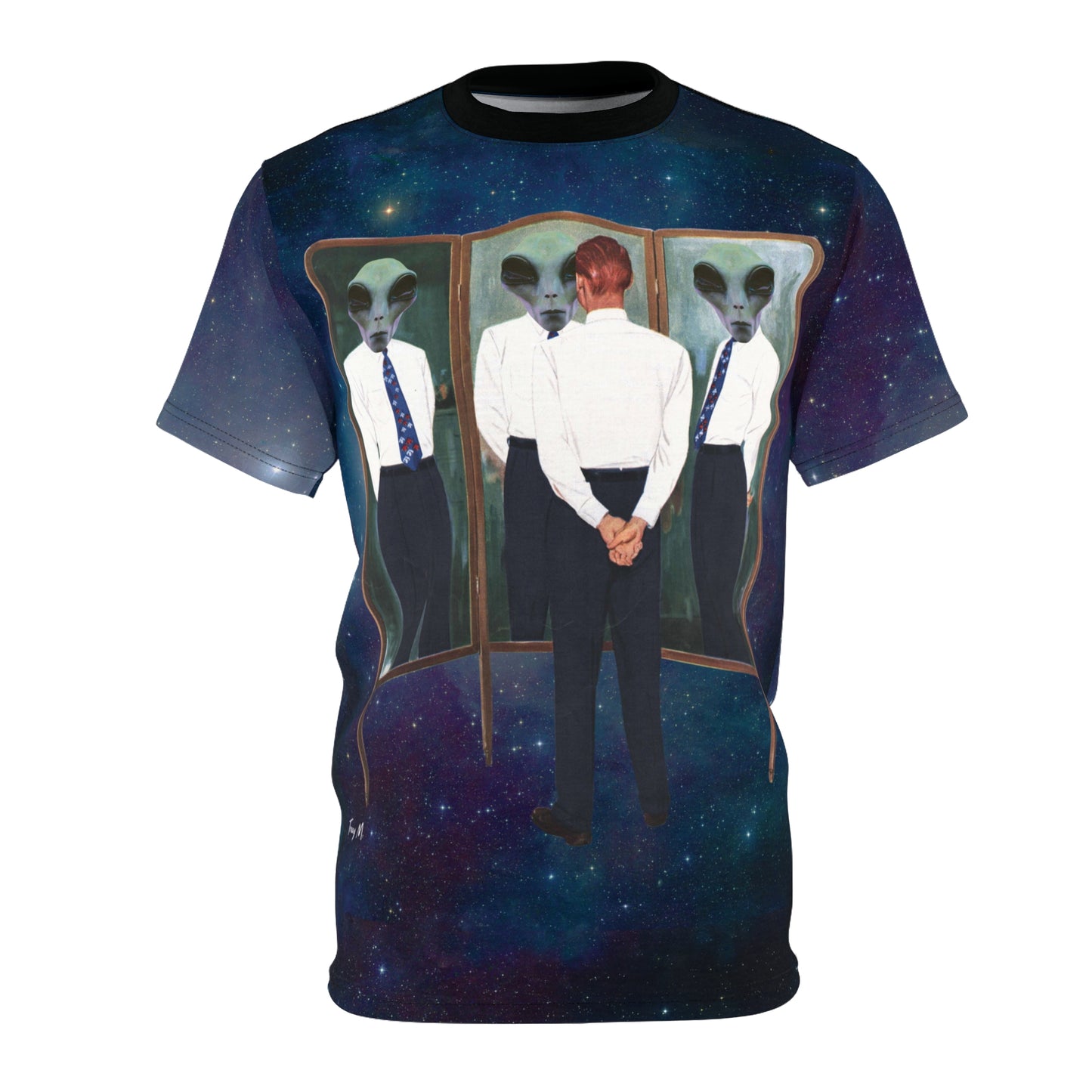 "Aliens Among Us" Unisex Cut & Sew Tee